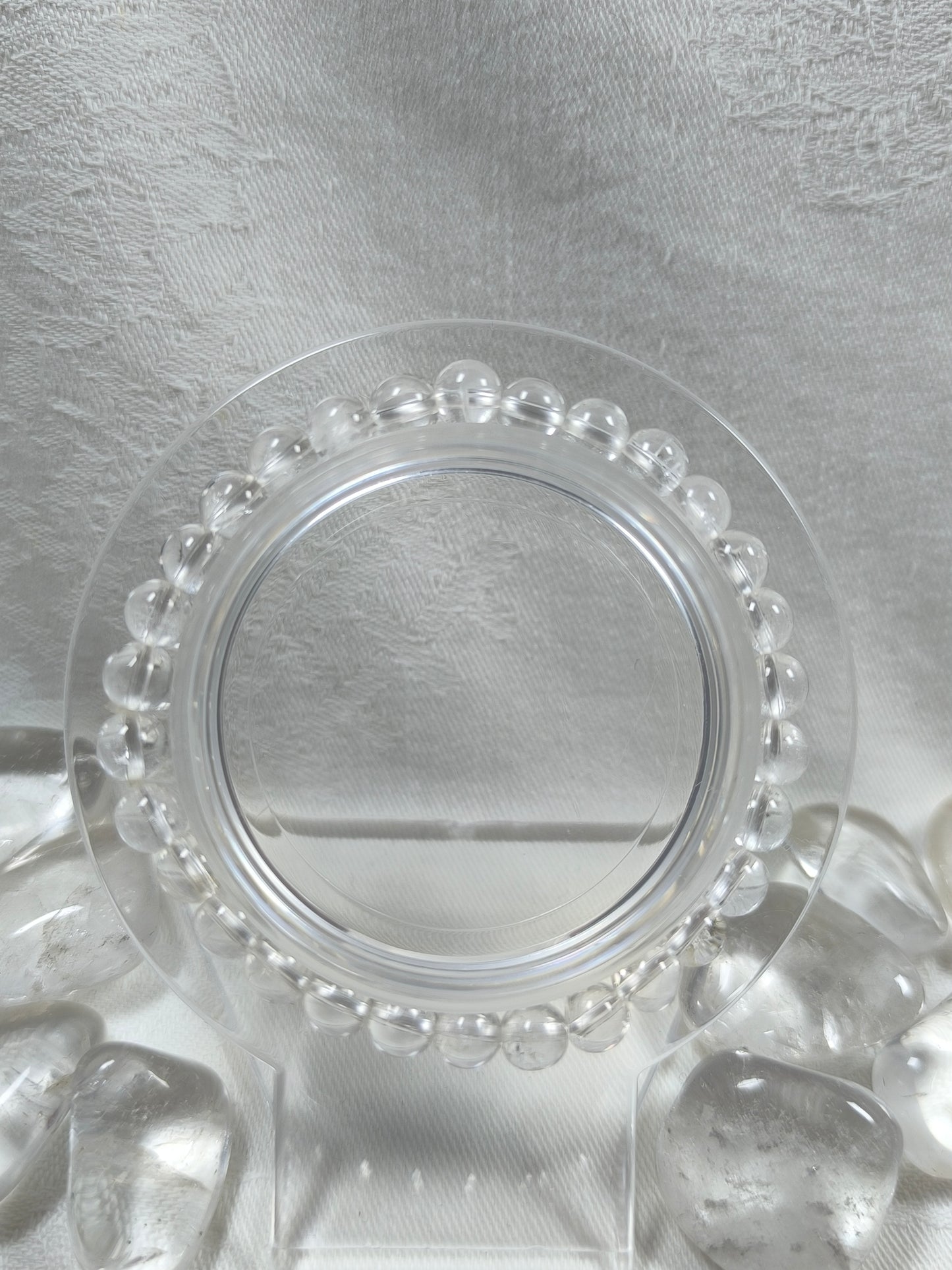 Clear quartz 6mm bracelet