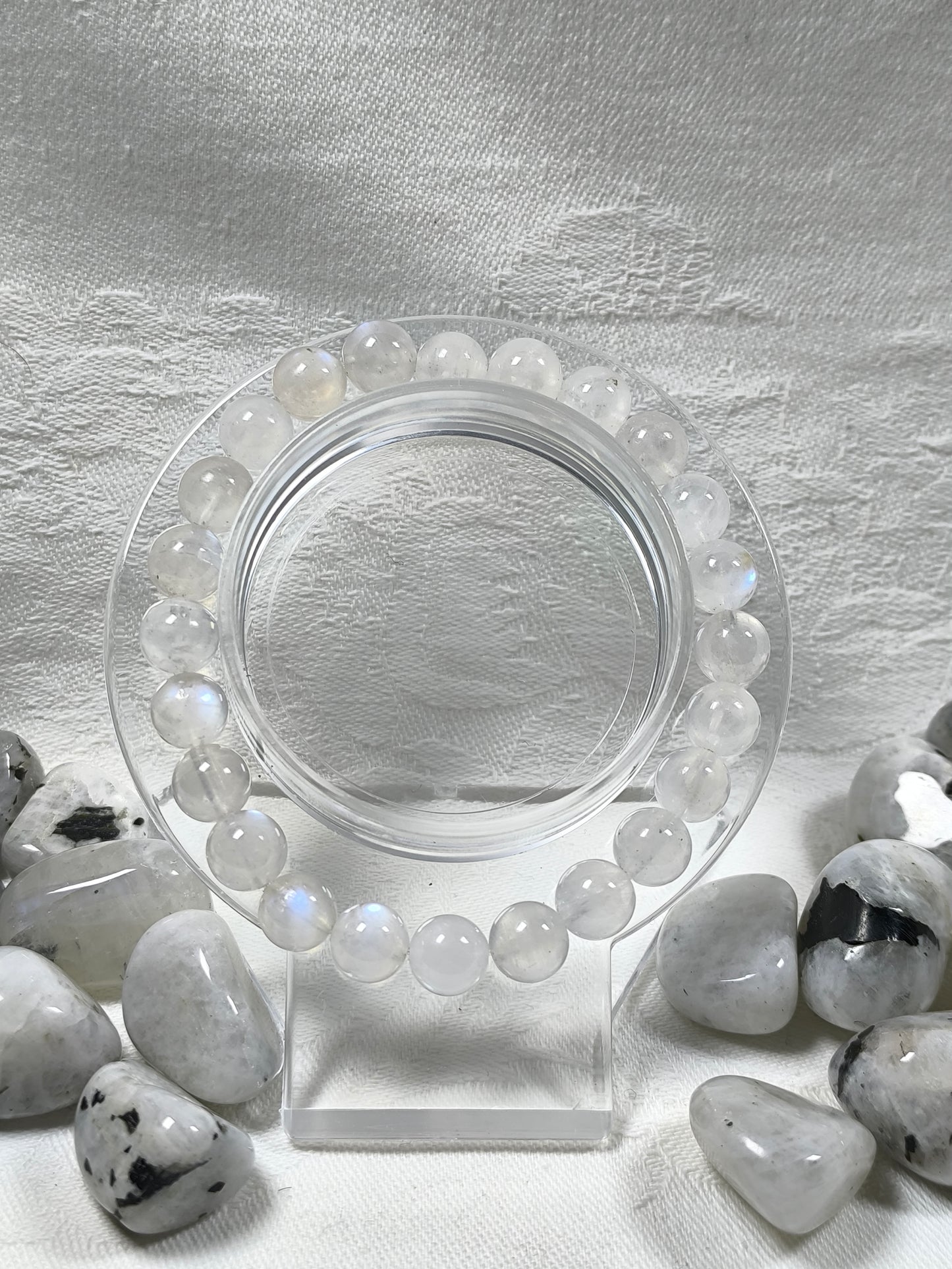Sri Lanka moonstone 8mm bracelet