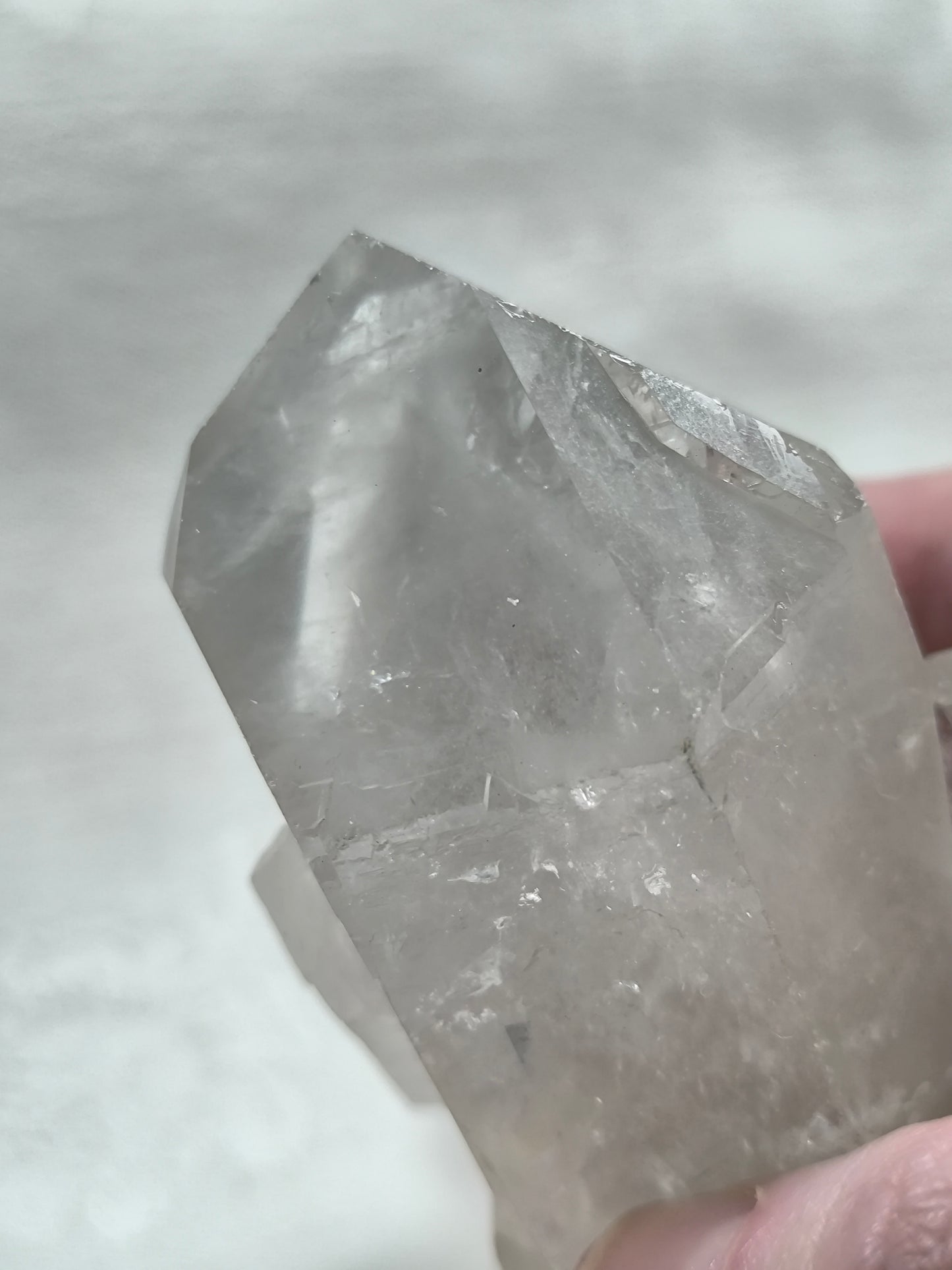 Clear quartz raw point