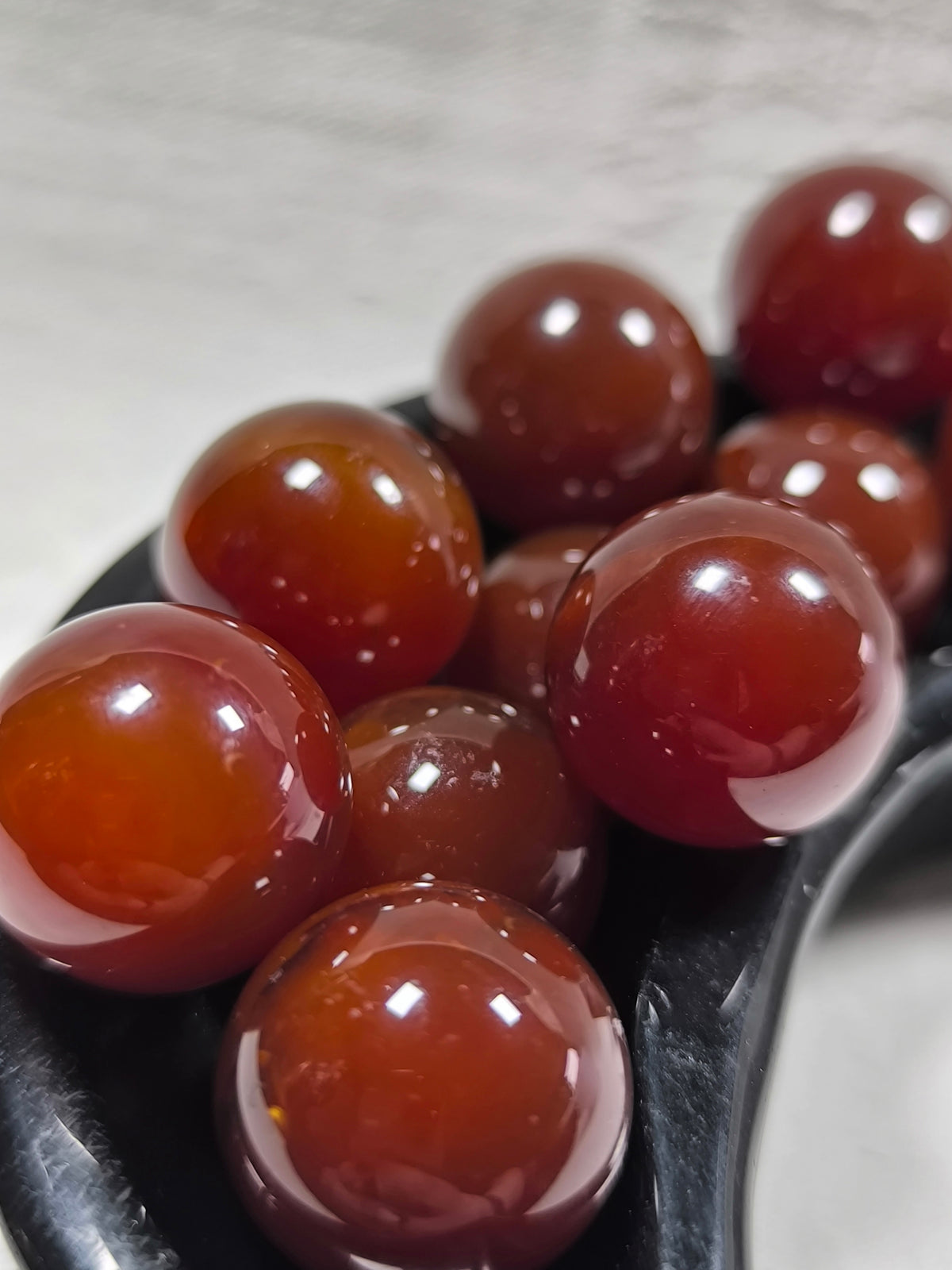 Carnelian mini spheres