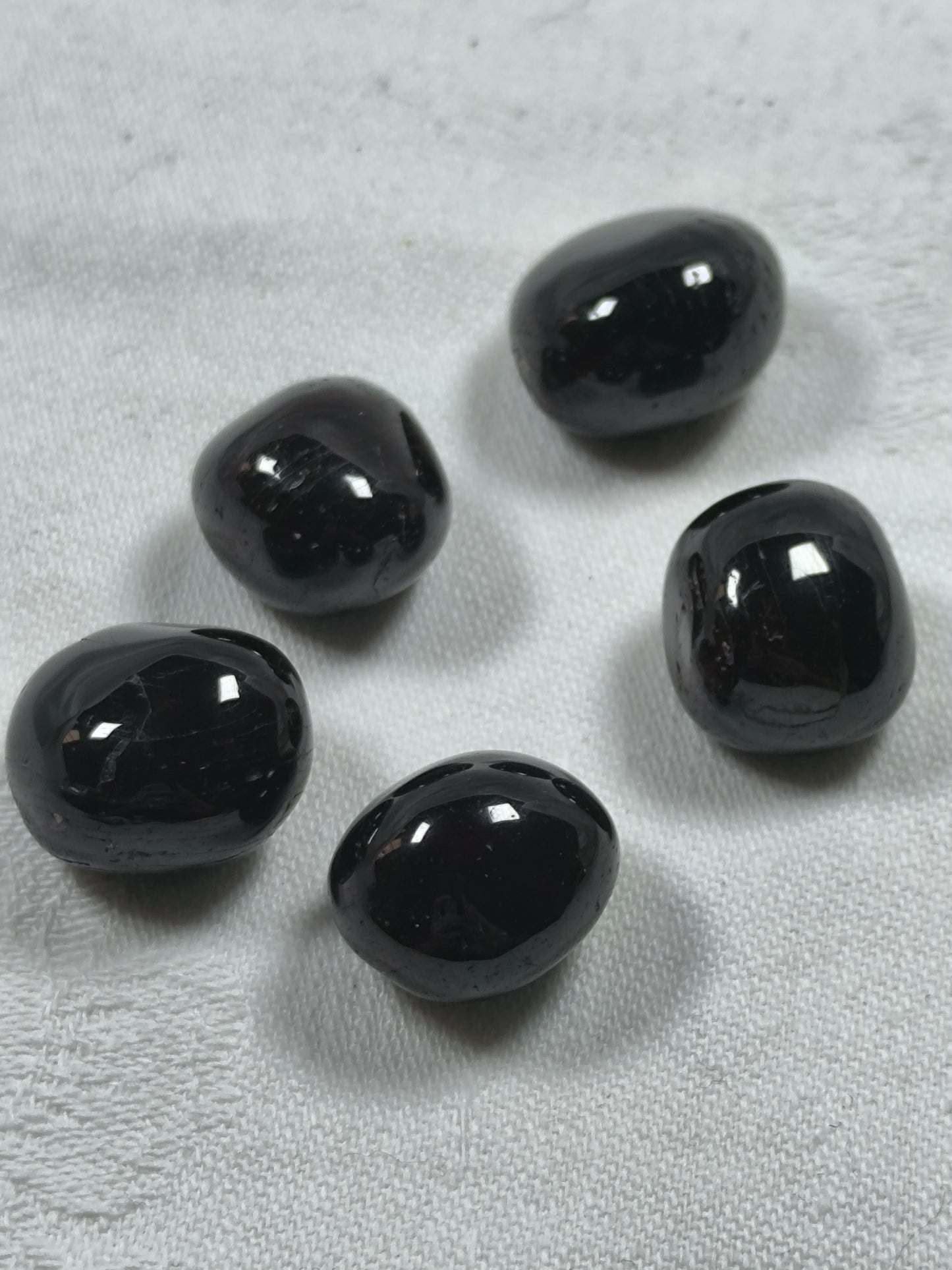 Polished garnet tumbles