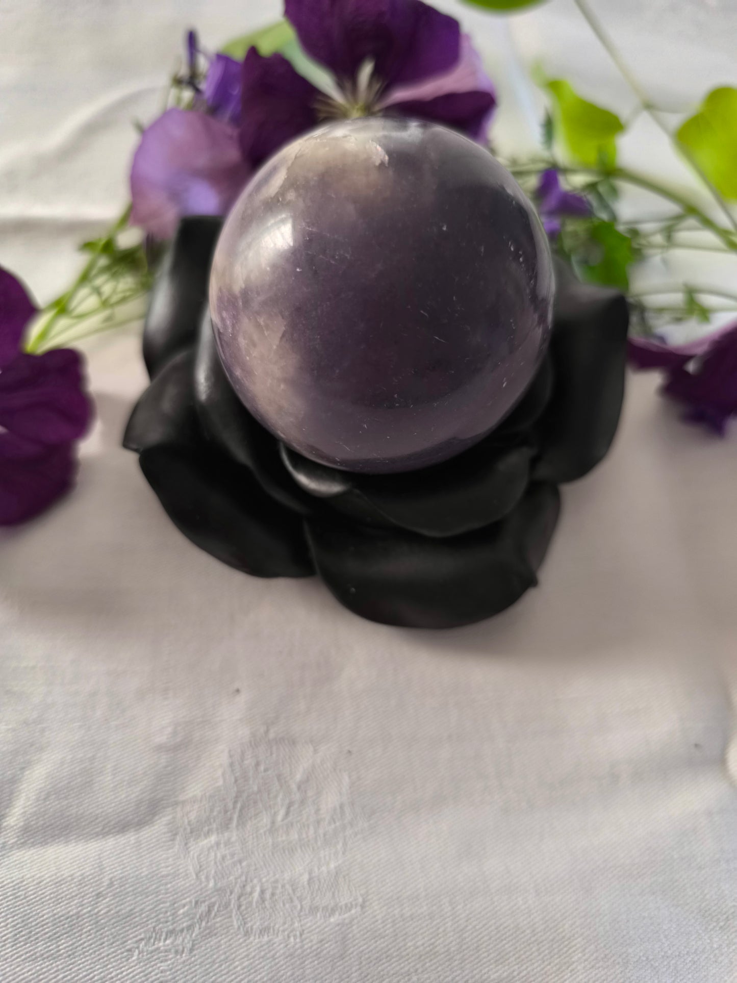 Lepidolite sphere