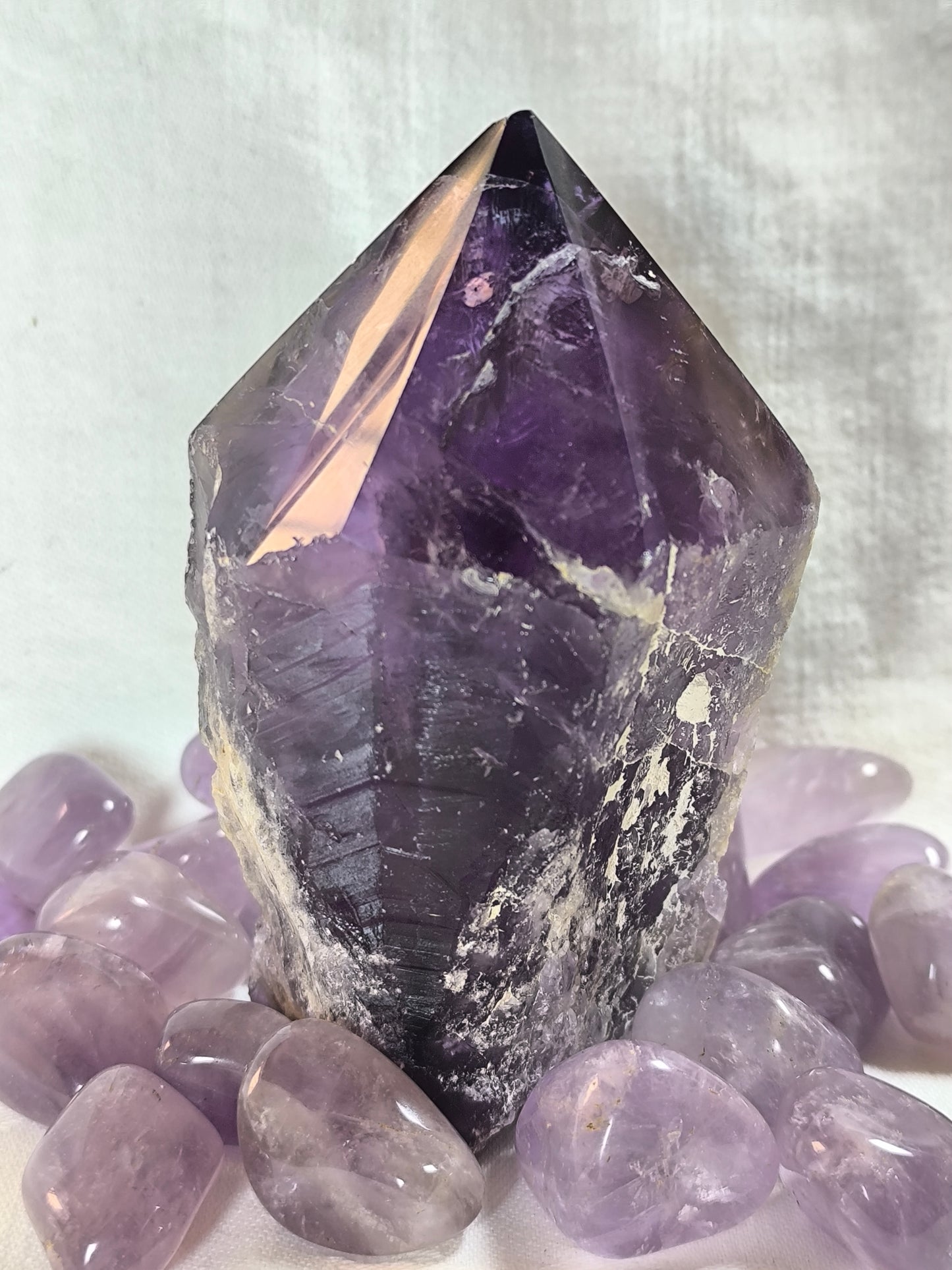 Bahia amethyst points