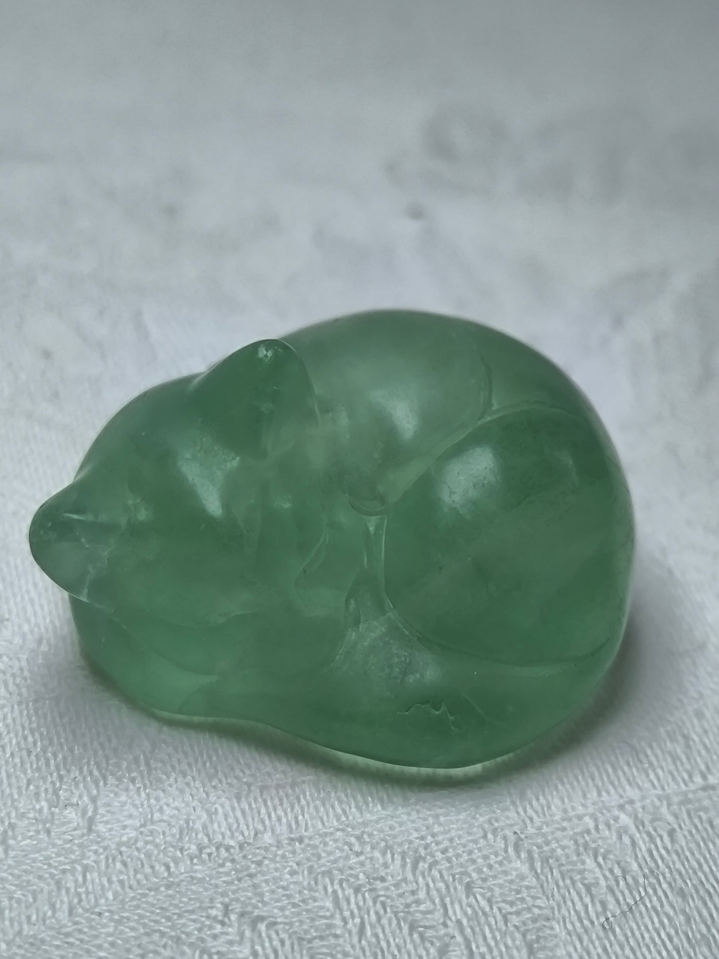 Fluorite sleeping cats