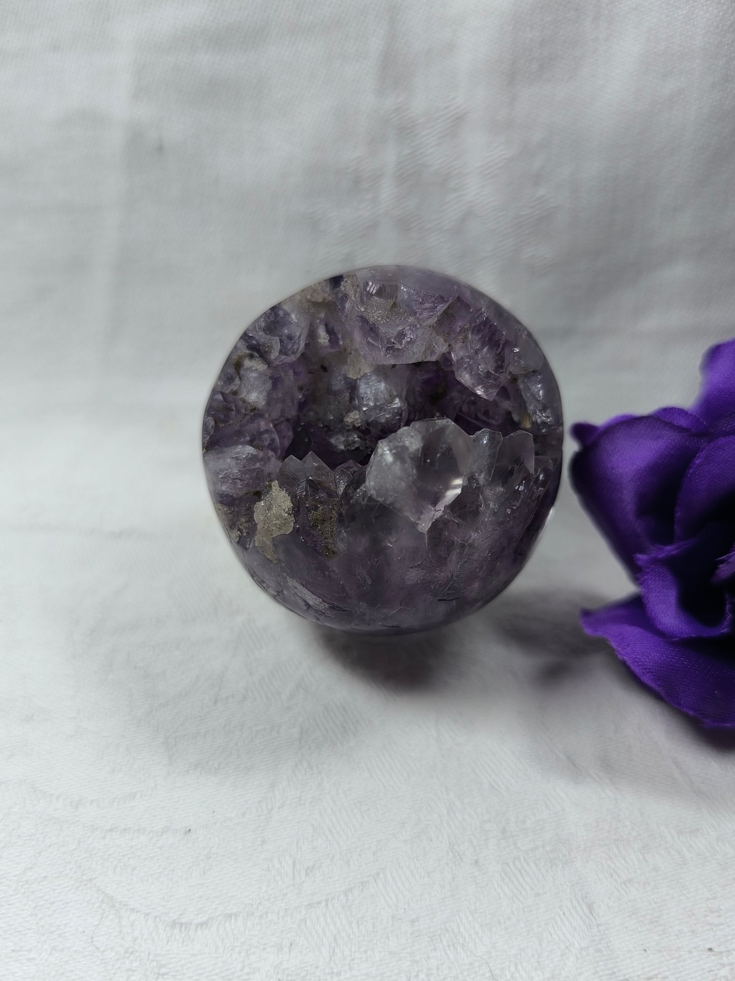 Amethyst geode sphere
