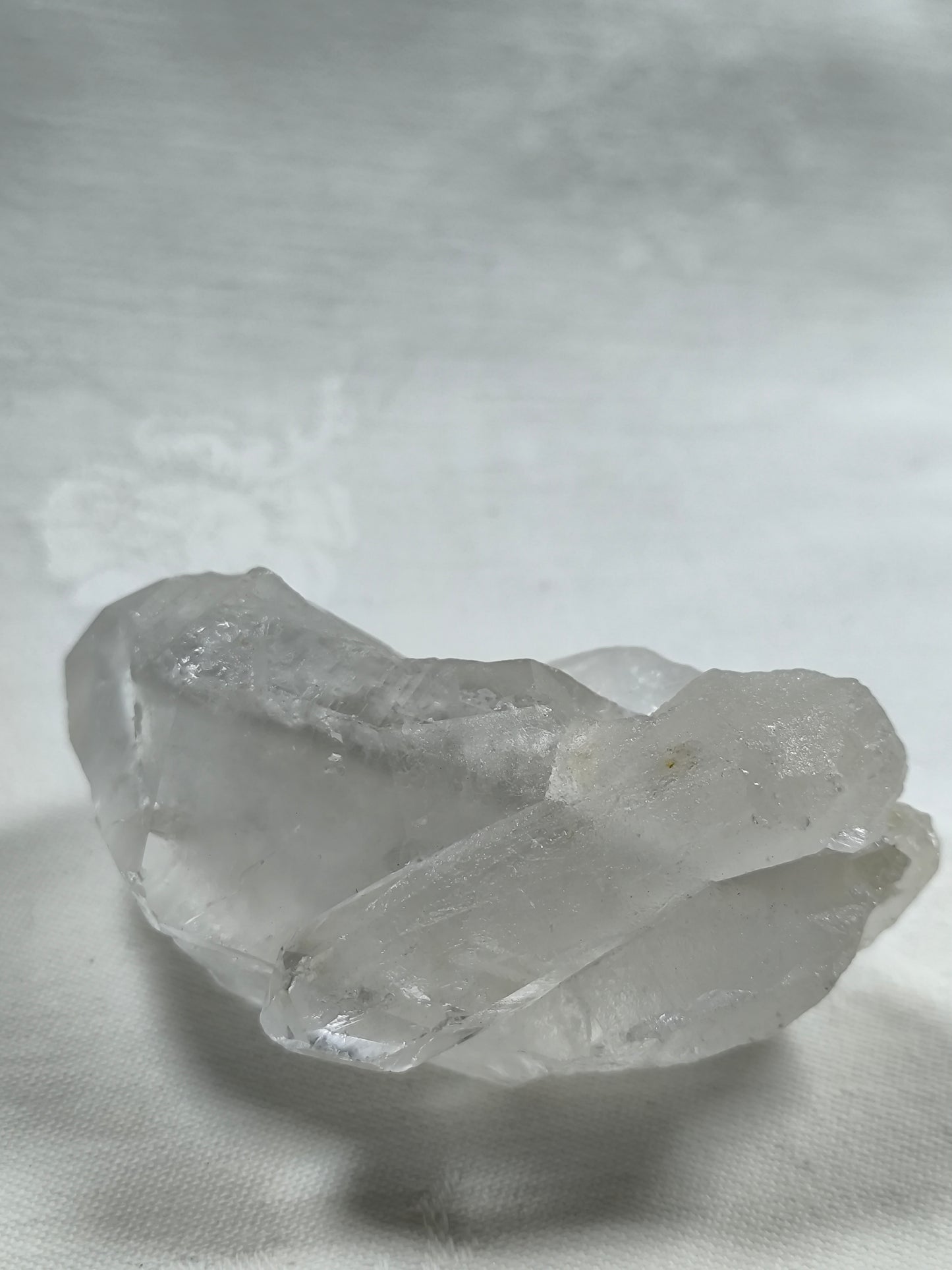 Clear quartz raw point