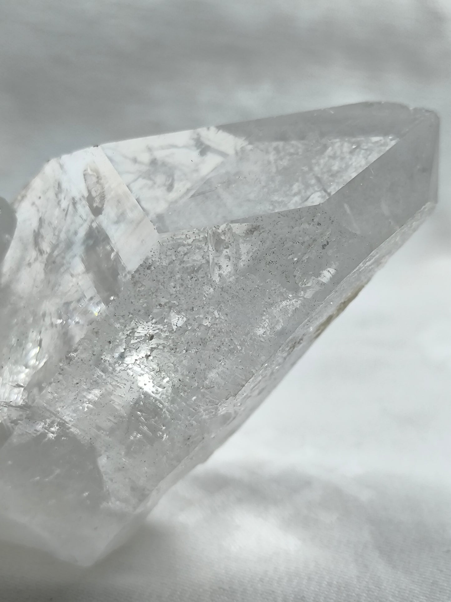 Clear quartz cluster