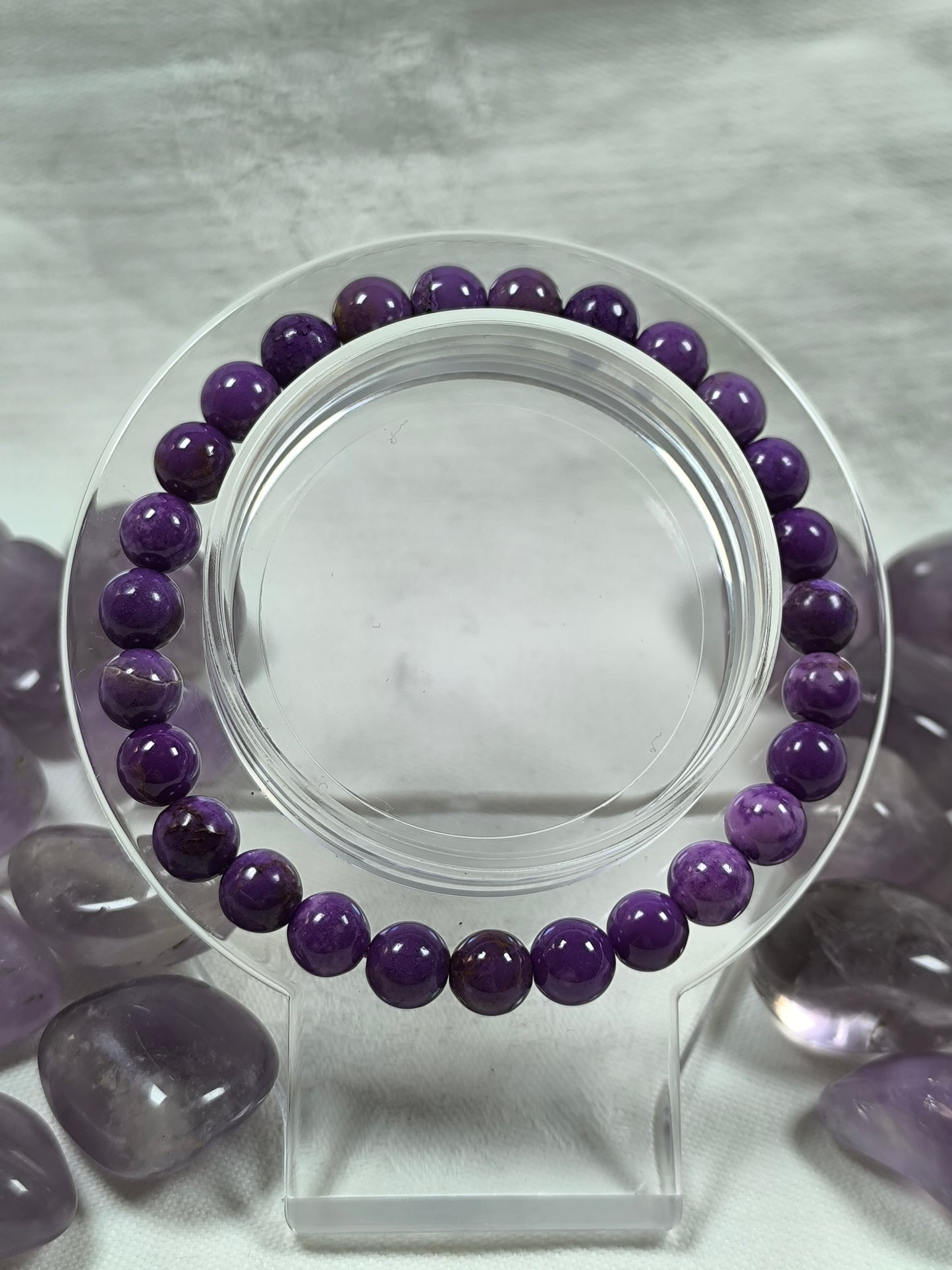 Phosphosiderite 8mm bracelet