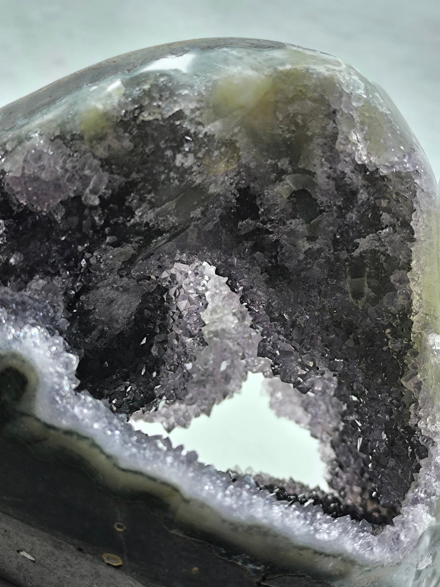 Amethyst cave geode
