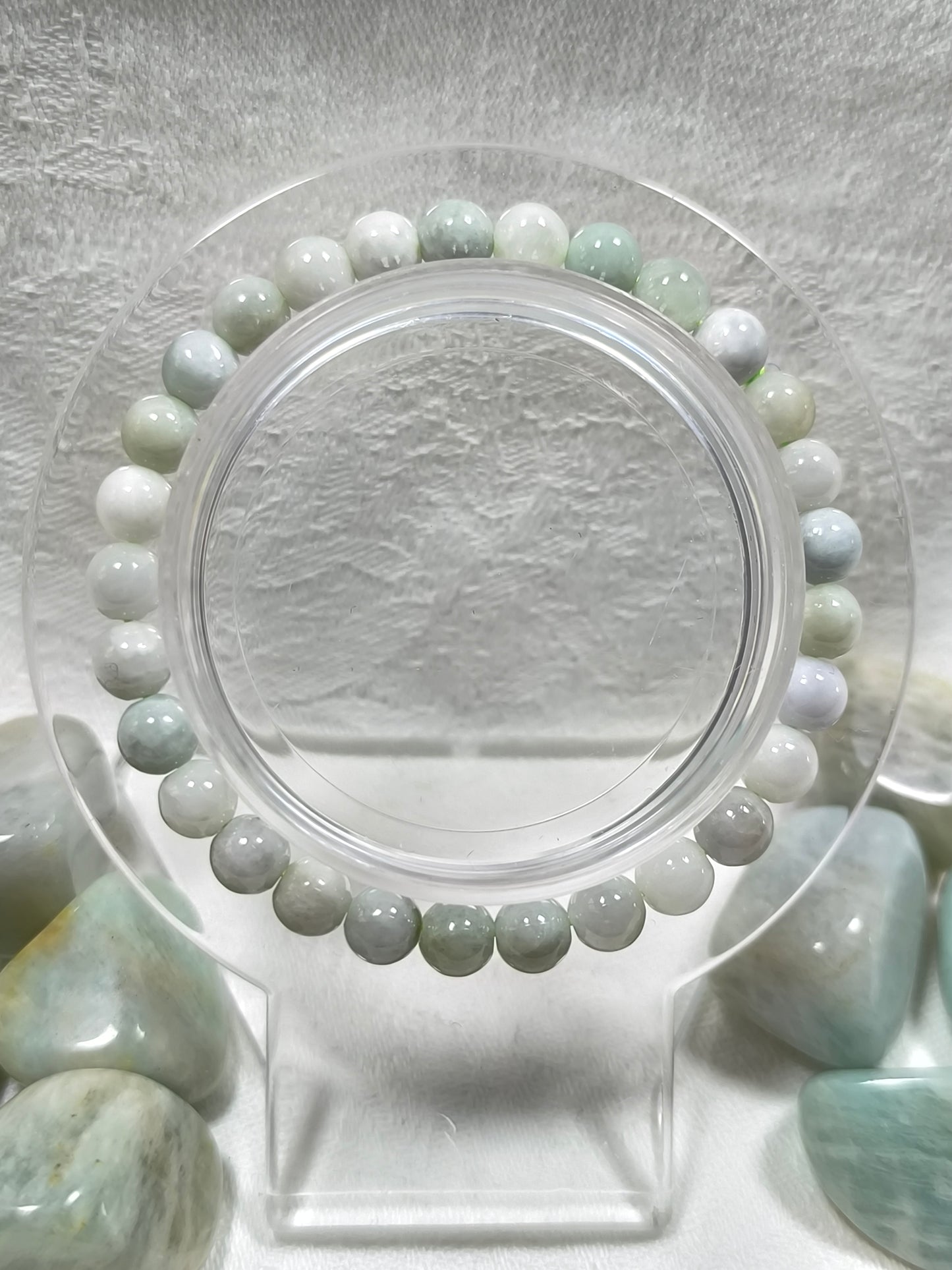 Green jade 6mm bracelets