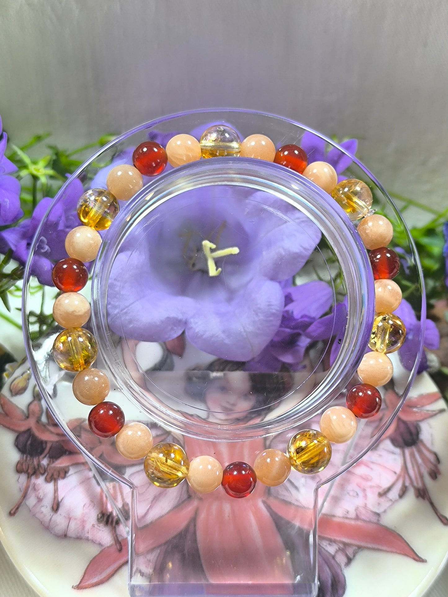 Fire fairies 6mm and 8mm bracelet