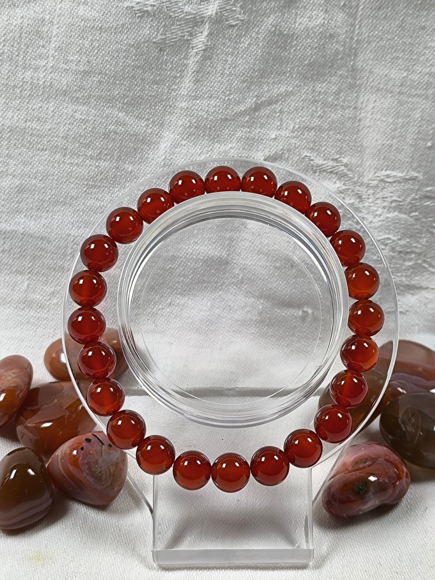 Carnelian 8mm Bracelet
