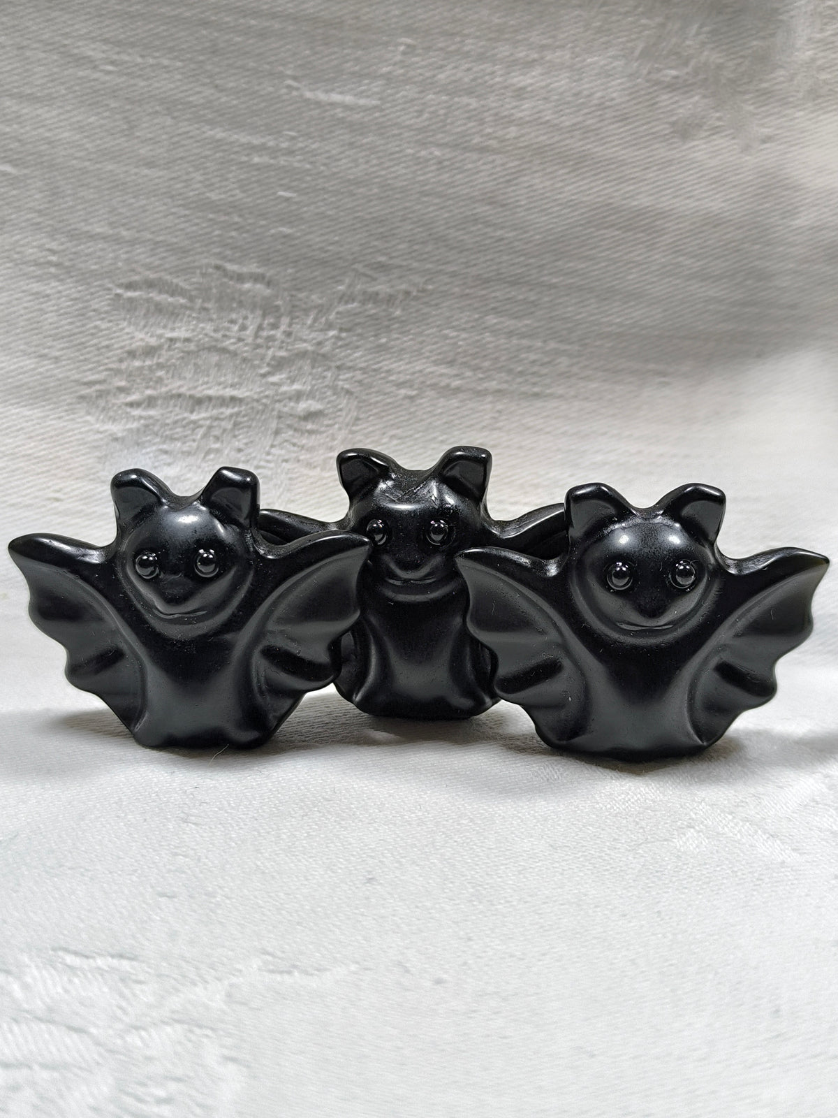 Black obsidian bats