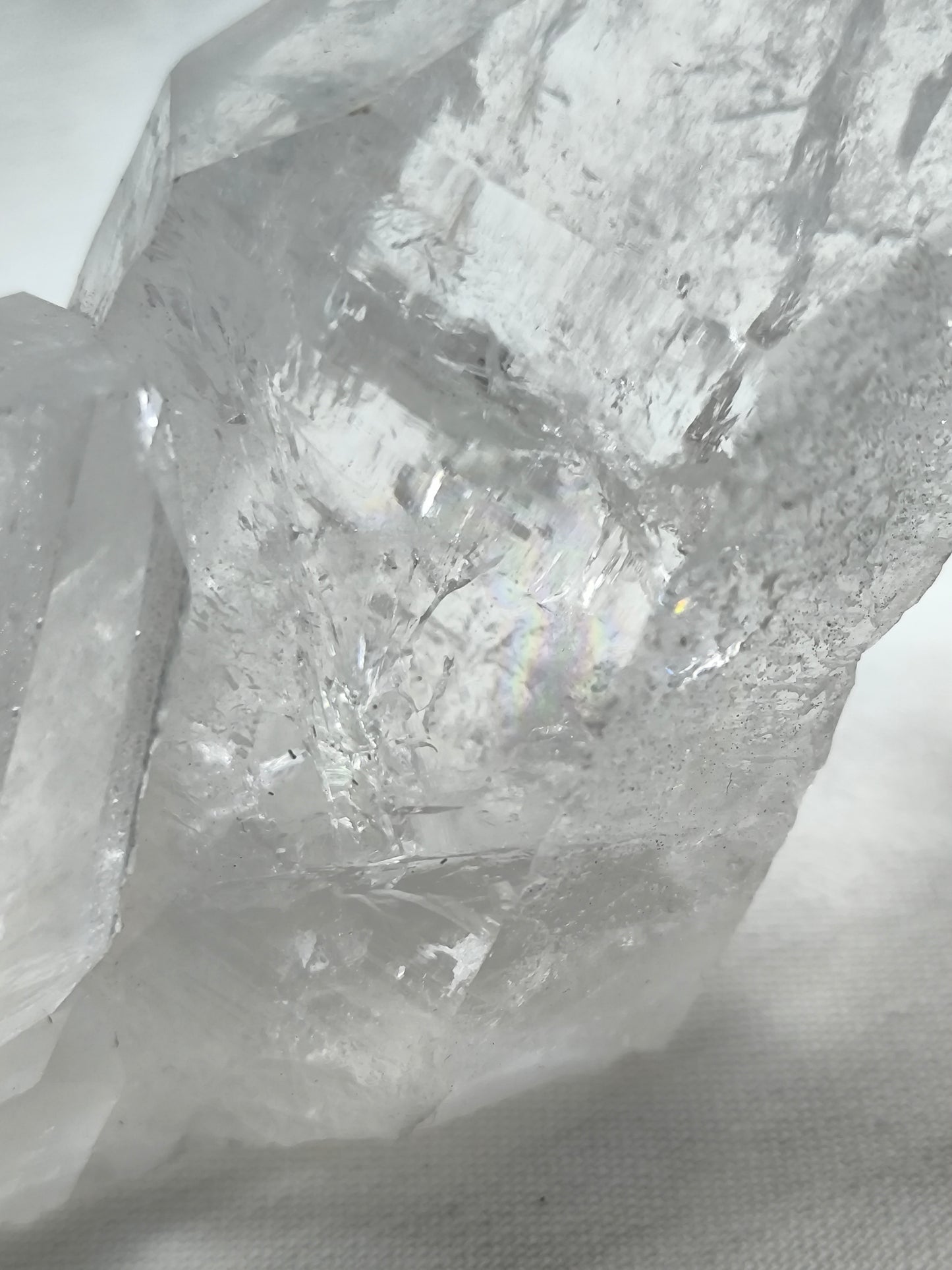 Clear quartz cluster