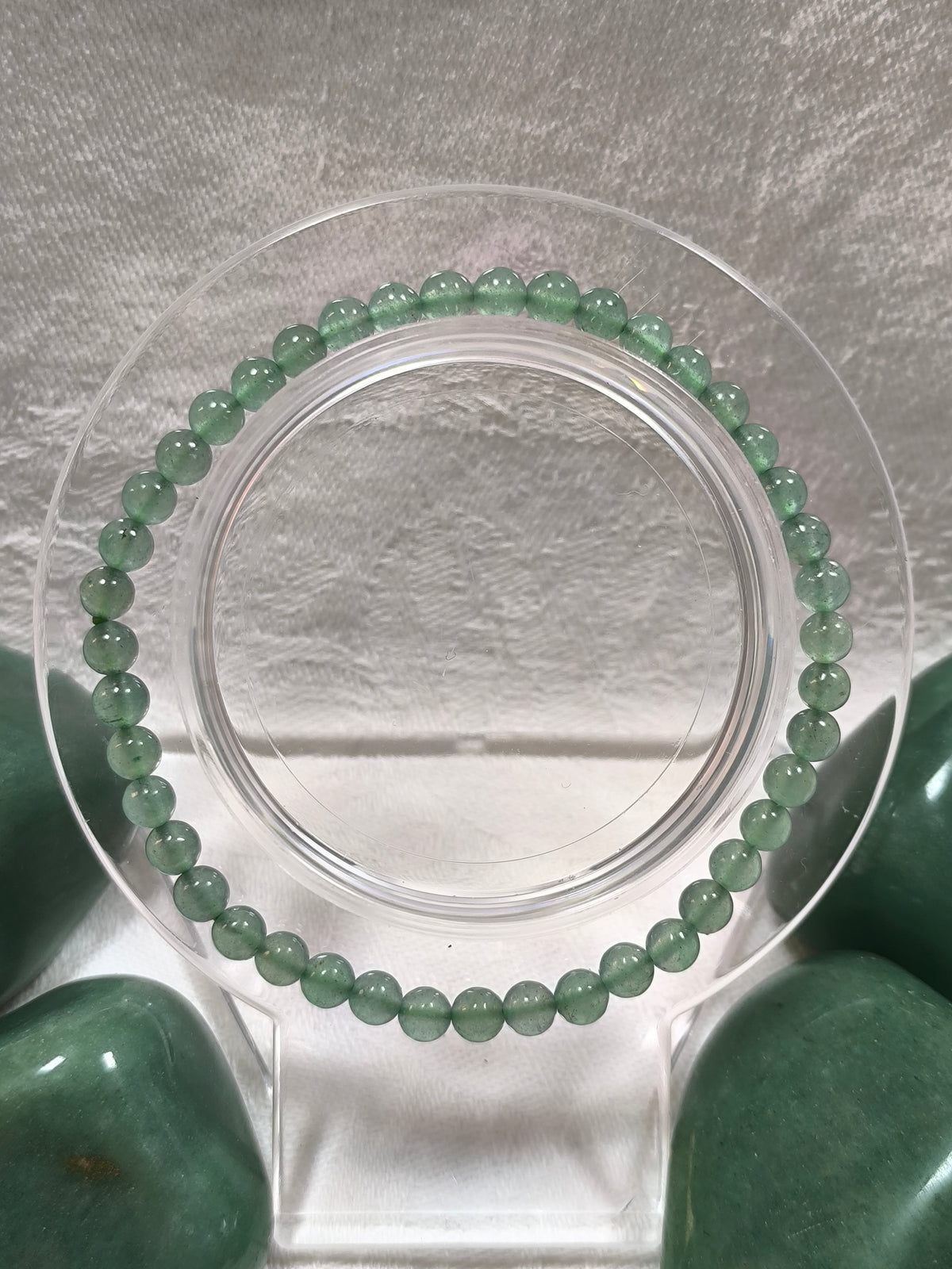 Green aventurine 4mm bracelet