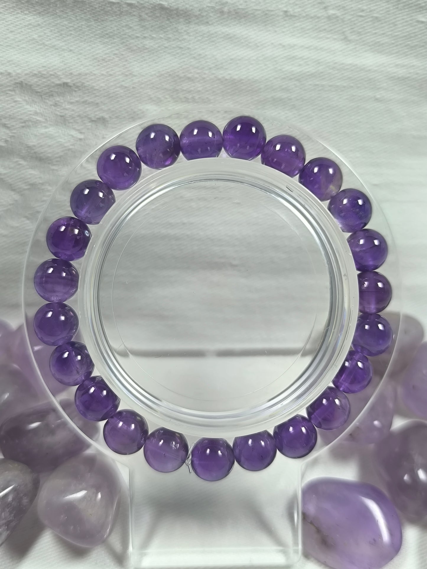 HQ amethyst 8mm bracelet