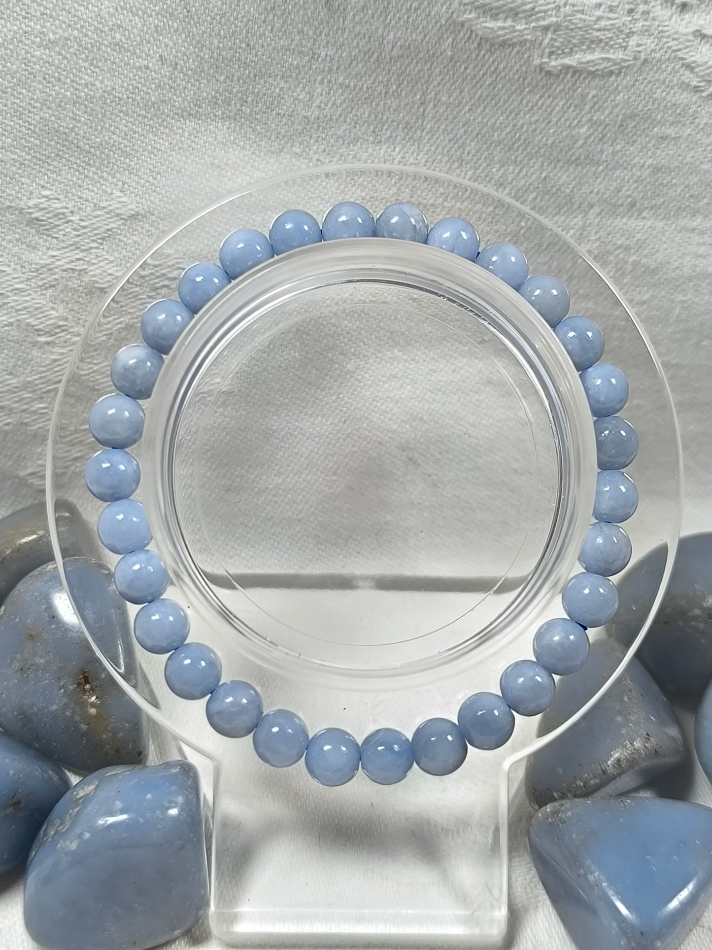 Angelite 6mm bracelet