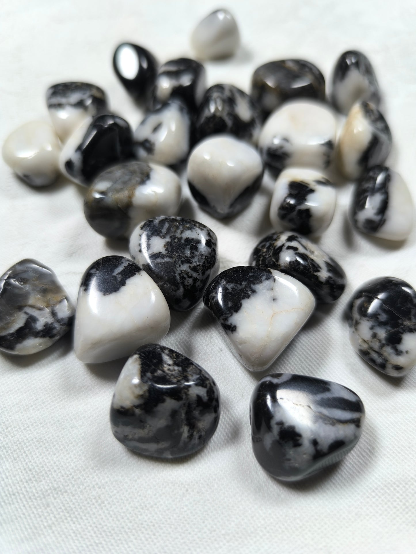 Zebra jasper tumbles