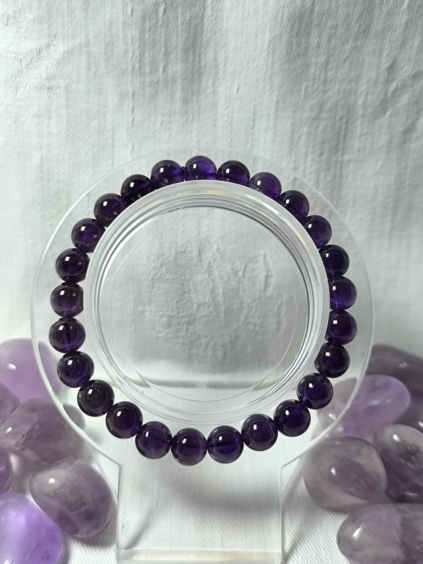 Amethyst 8mm bracelet