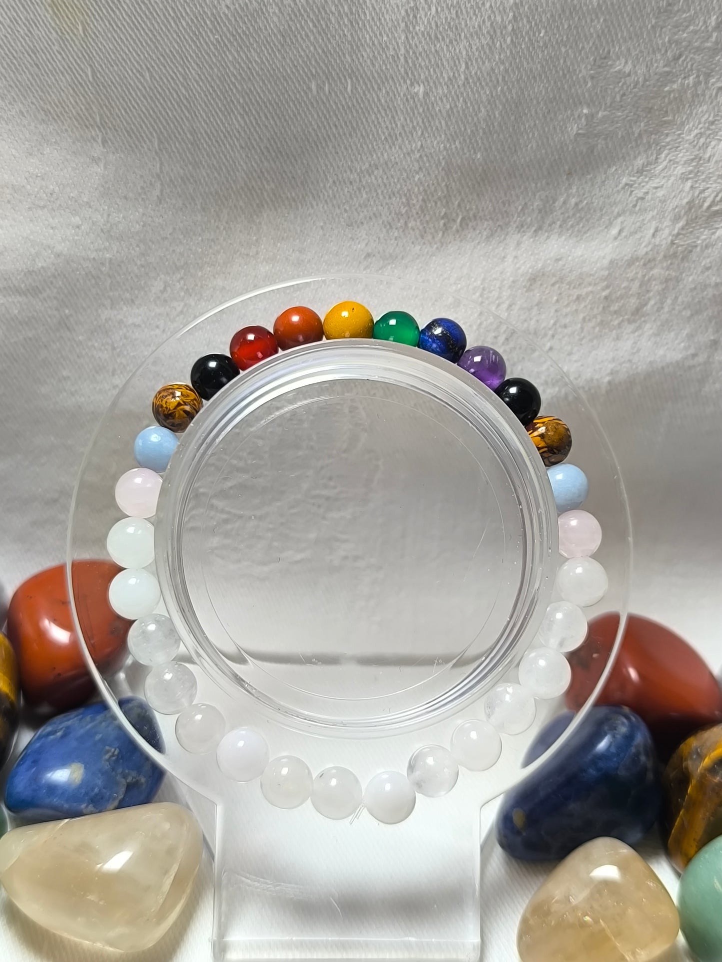 Pride progress flag inspired 6mm bracelet 2026