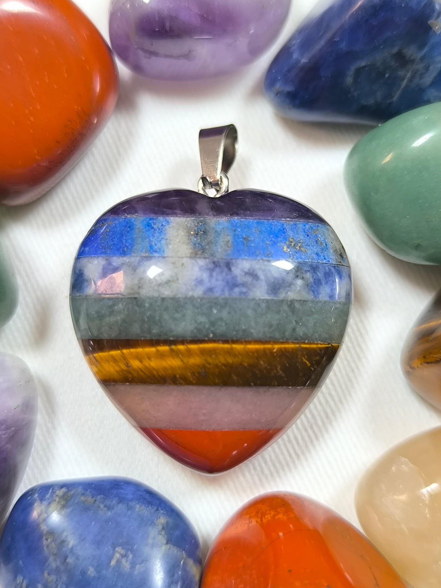 Chakra heart pendant