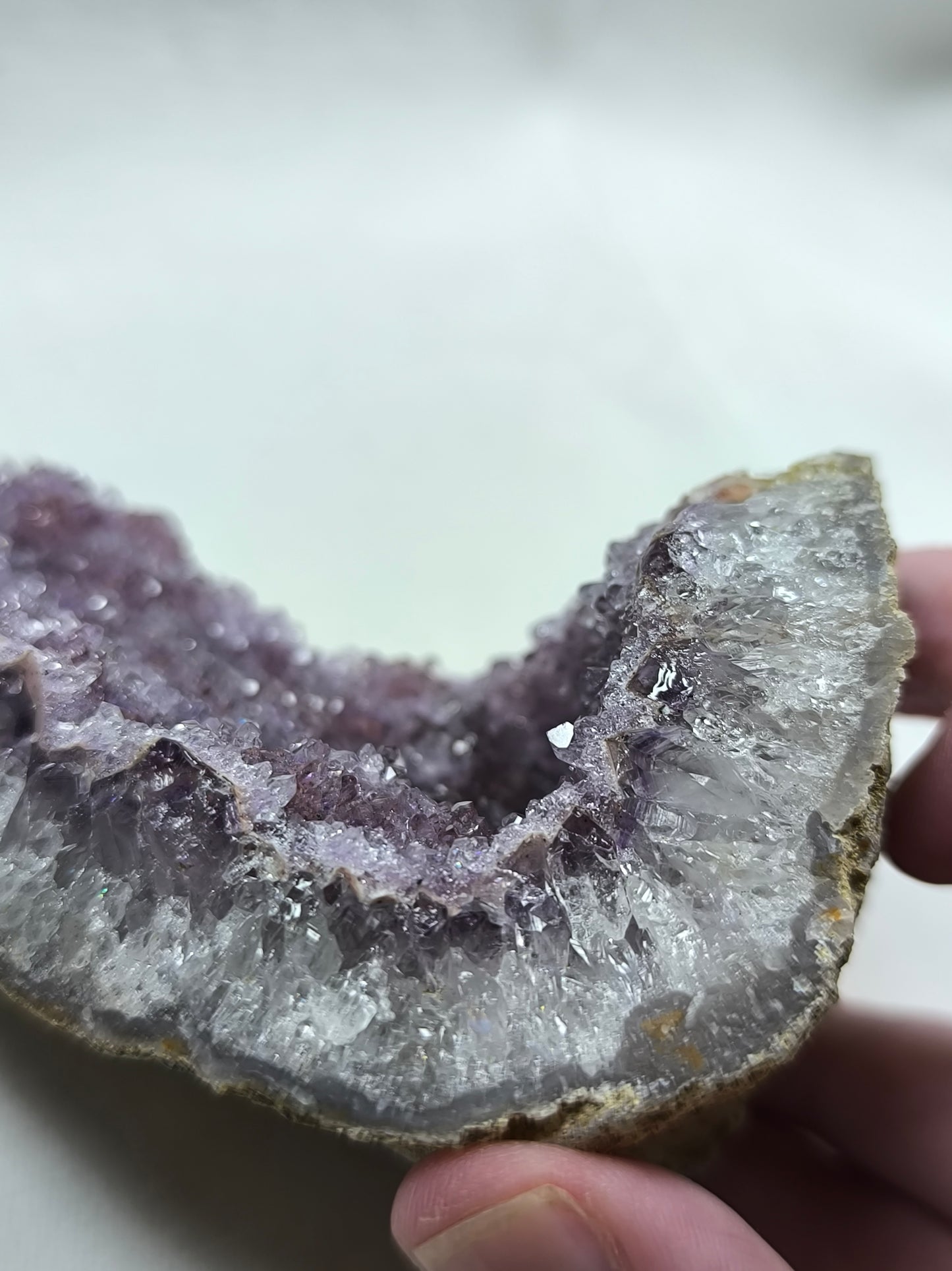 Sugar rainbow amethyst raw piece