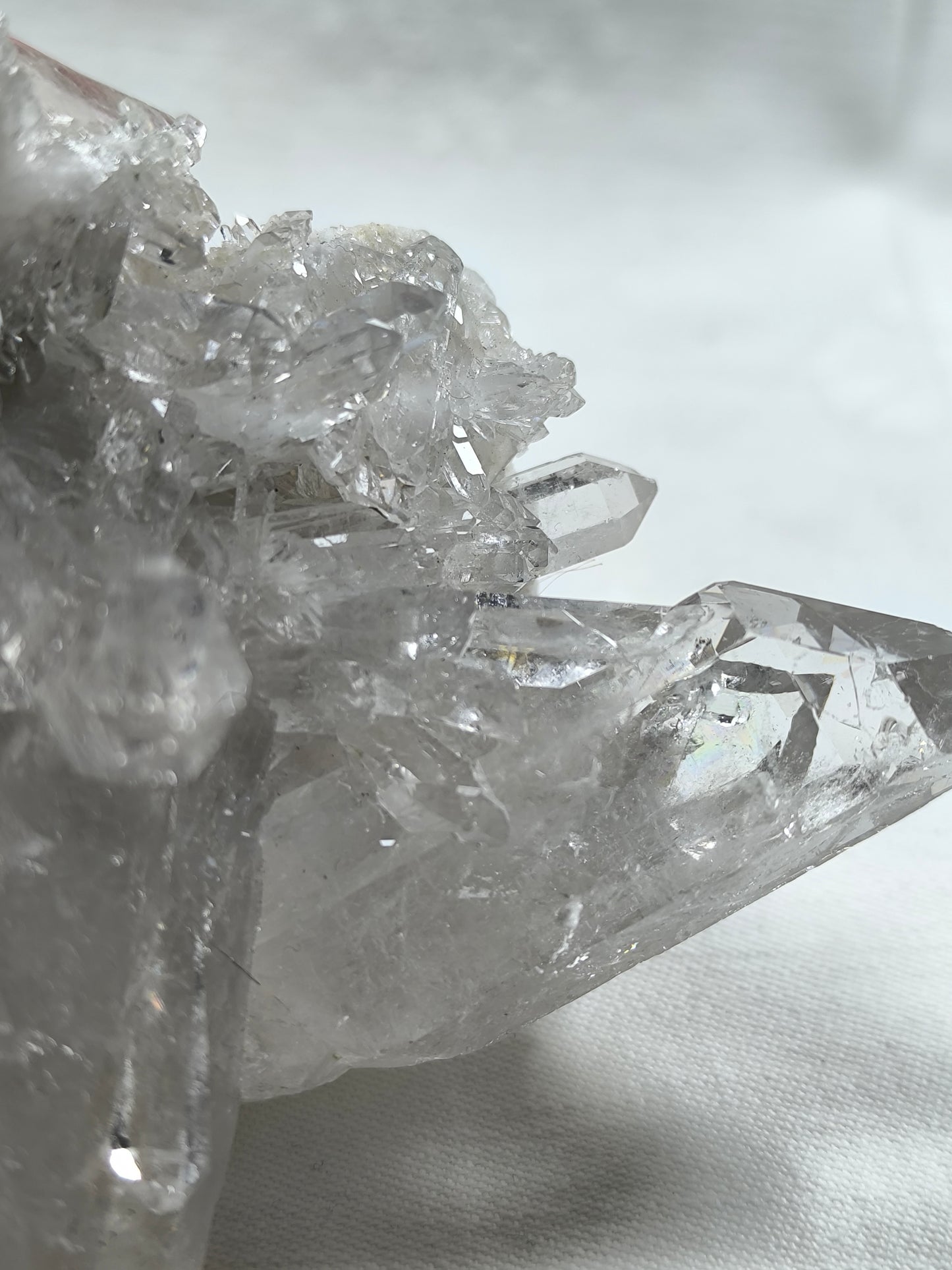 Clear quartz cluster