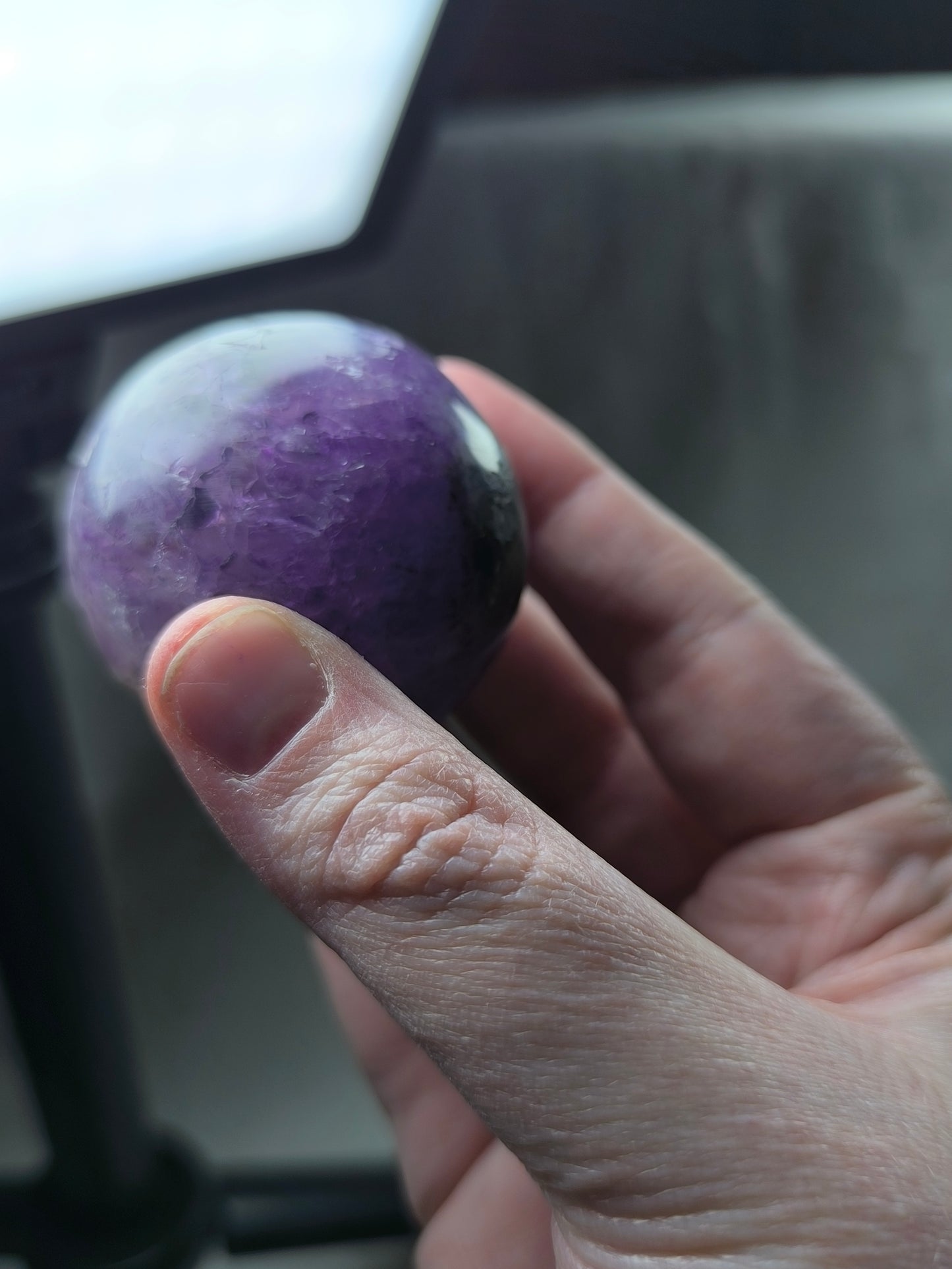 Amethyst geode sphere