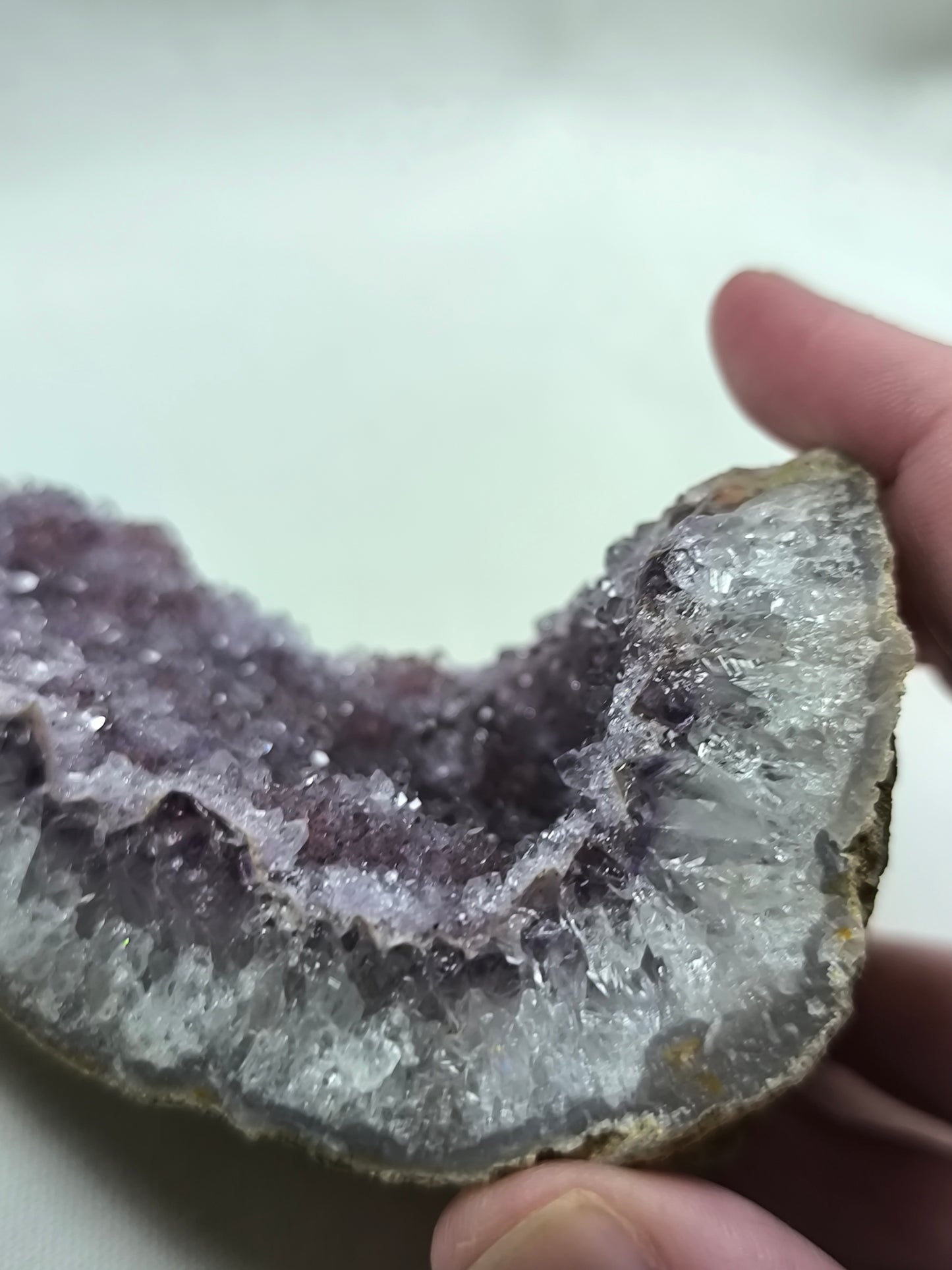 Sugar rainbow amethyst raw piece