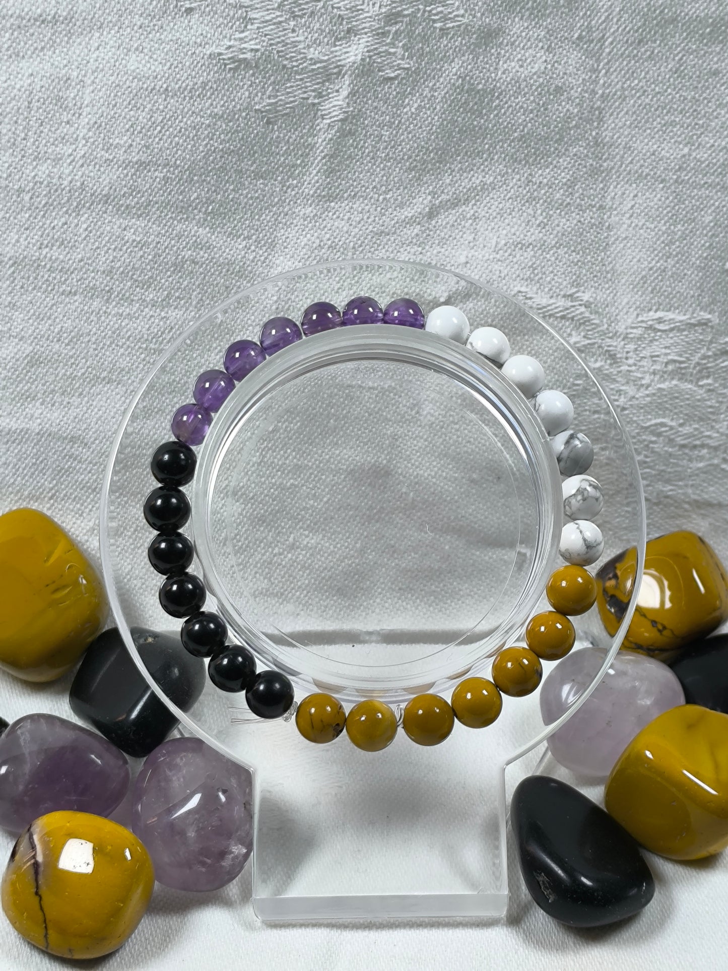 Non-binary pride flag bracelet