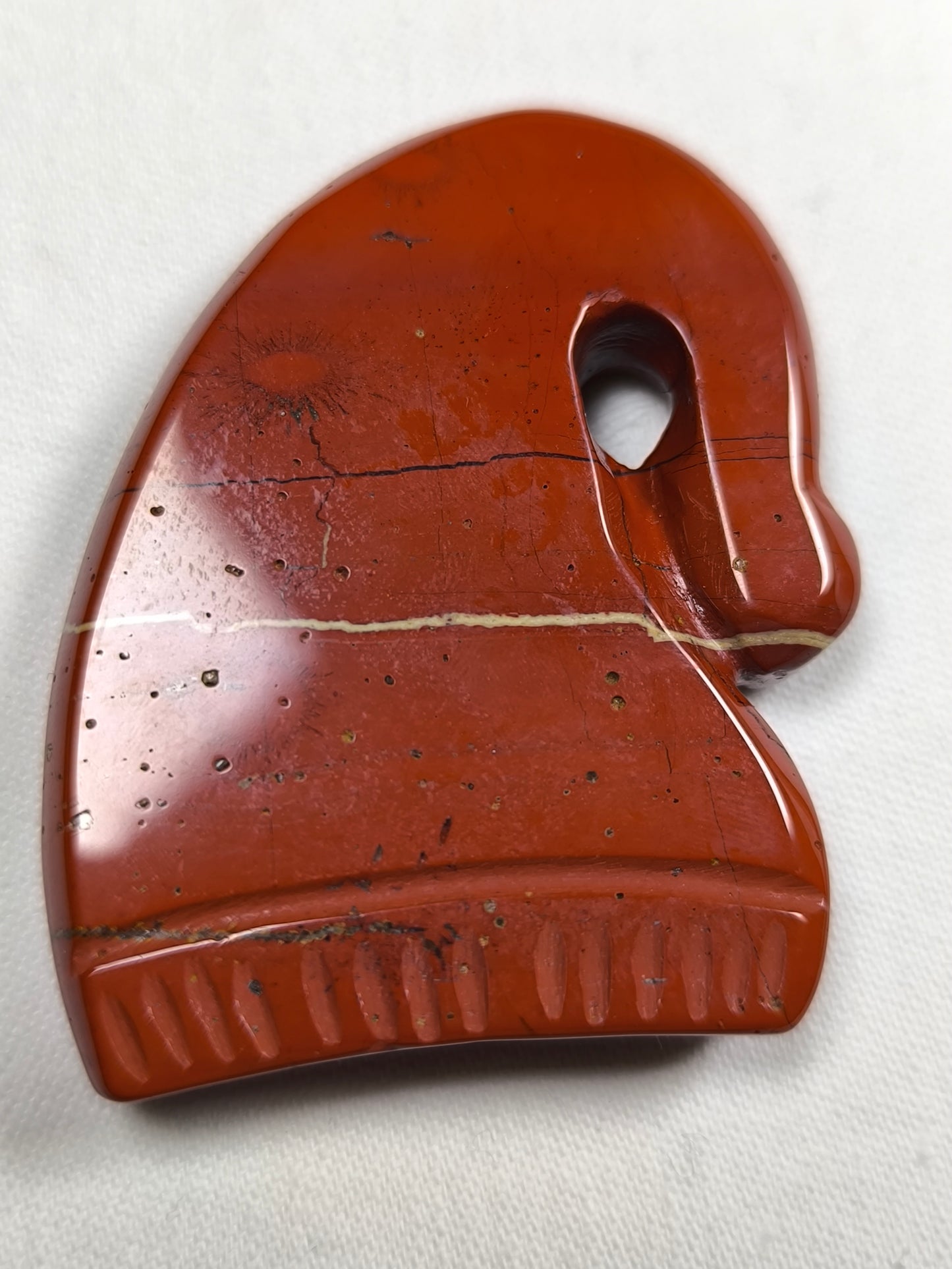 Red jasper Christmas hats