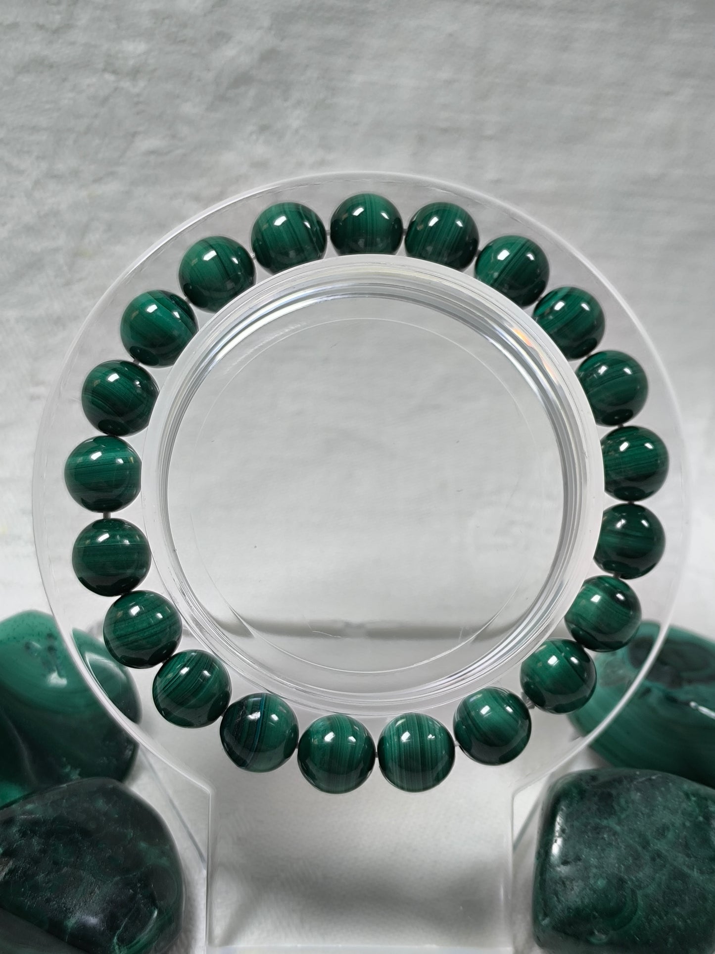 High quality malachite 8mm bracelet