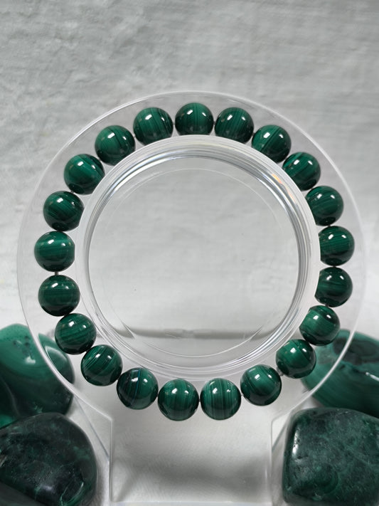 High quality malachite 8mm bracelet