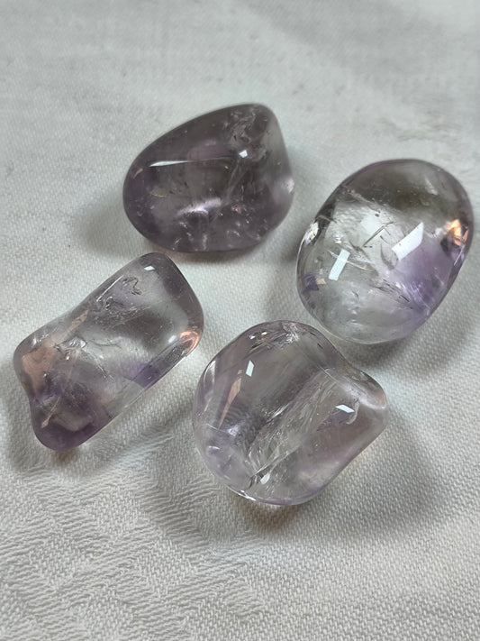 Phantom amethyst tumbles