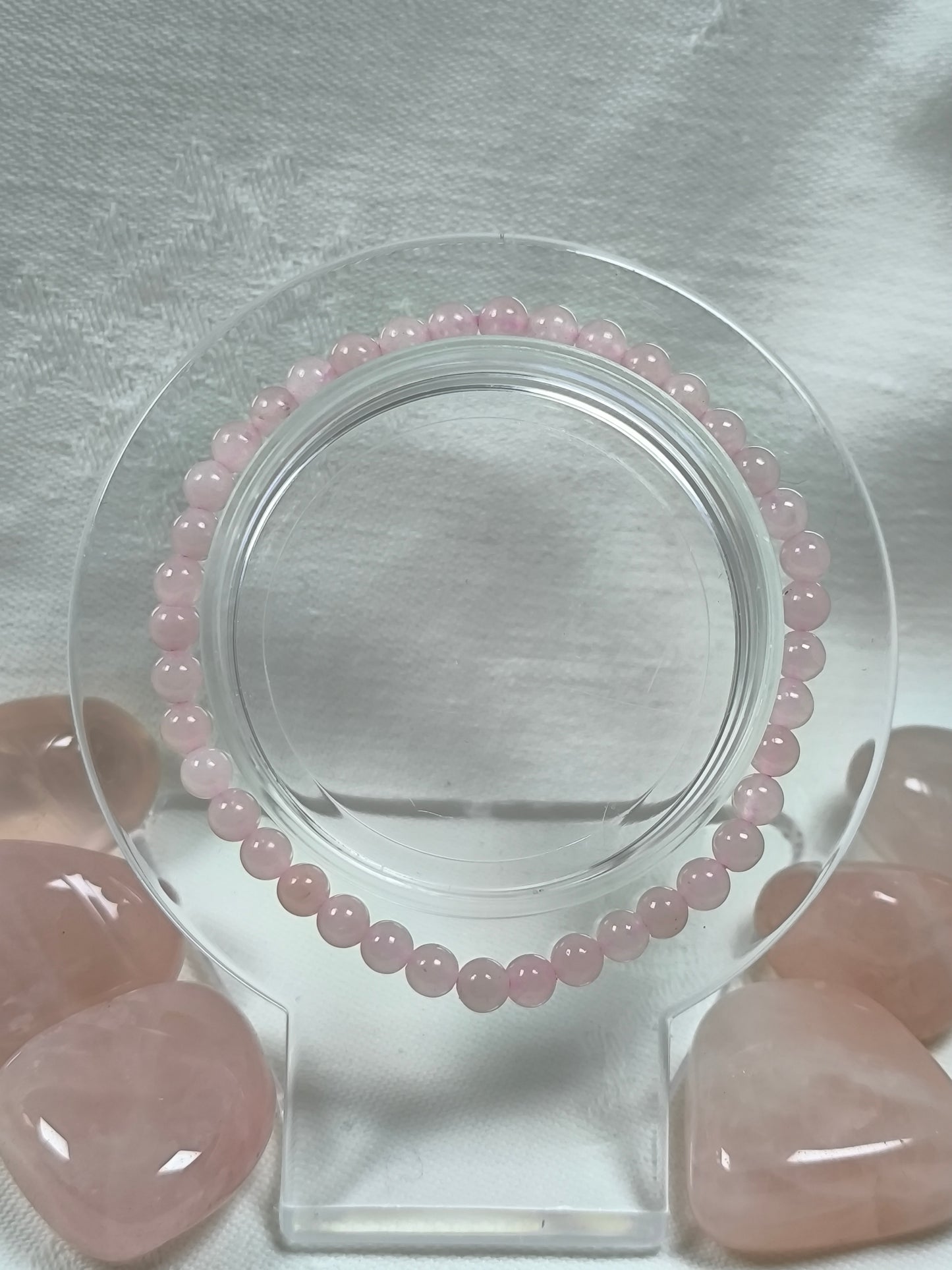 Rose quartz 4mm bracelet