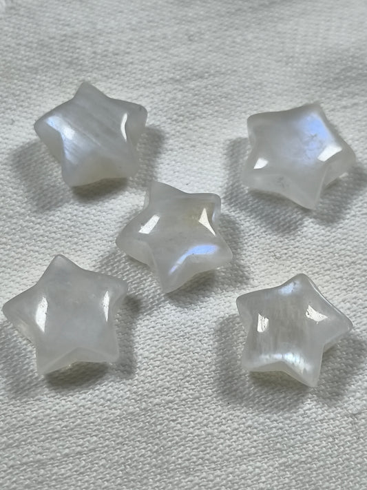 Mini moonstone stars