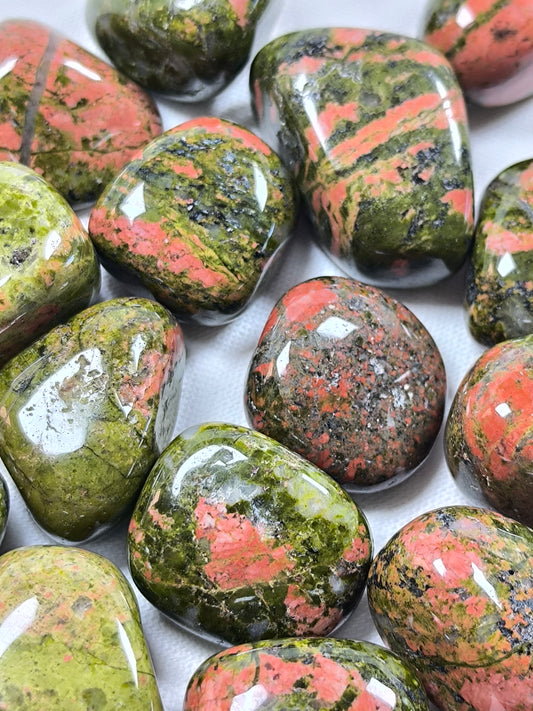 Unakite tumbles