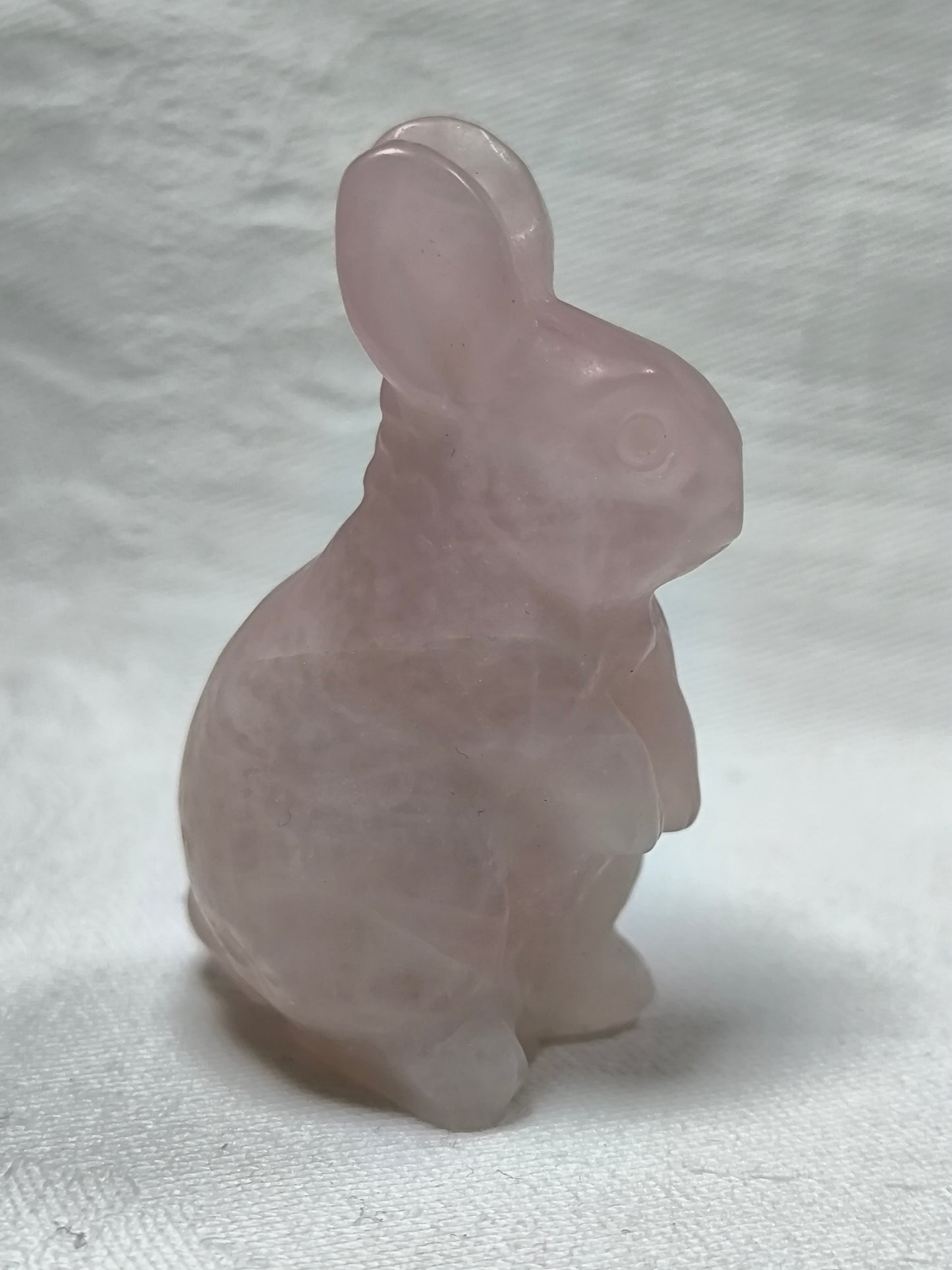 Rose quartz rabbits