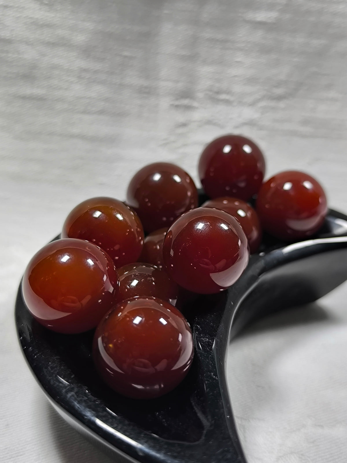 Carnelian mini spheres