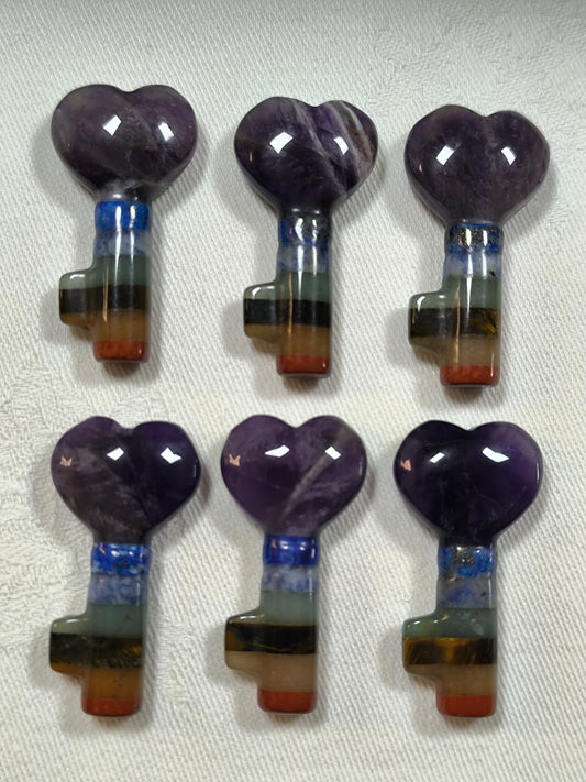 Chakra heart keys