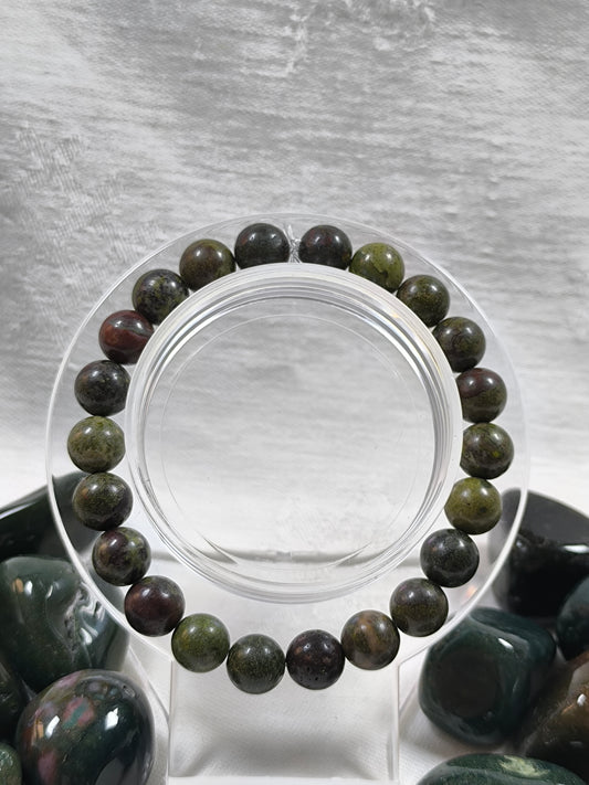 Dragons blood jasper 8mm bracelet