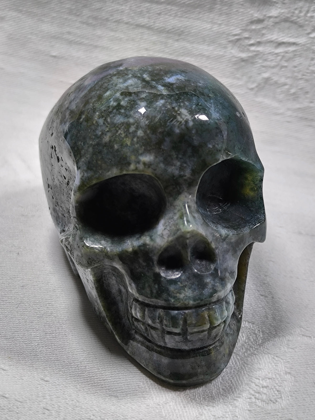 Ocean jasper skull
