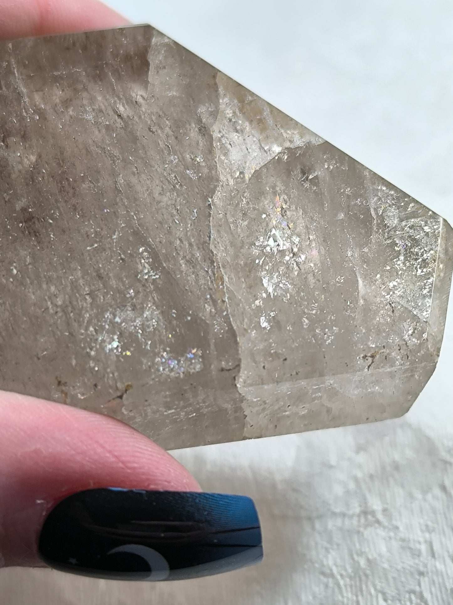 Smoky quartz freeform