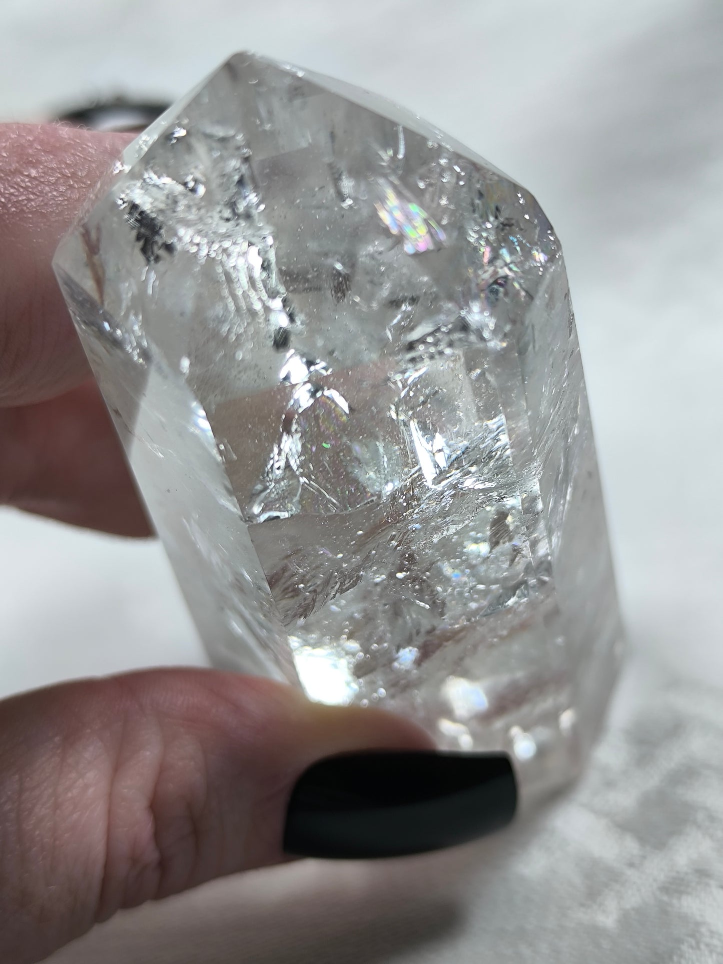 Brazilian HQ clear quartz tower