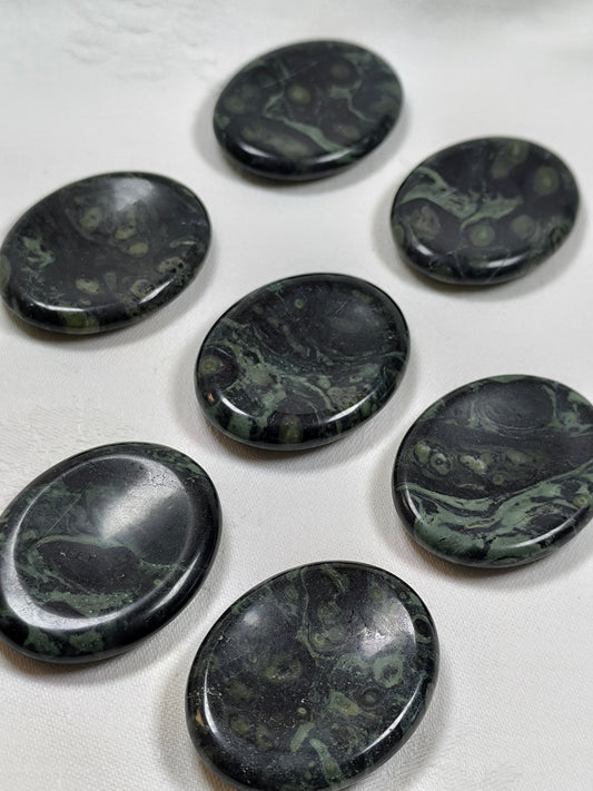 Kambaba jasper worry stones