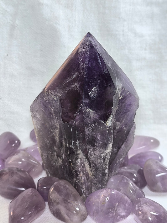 Bahia amethyst points