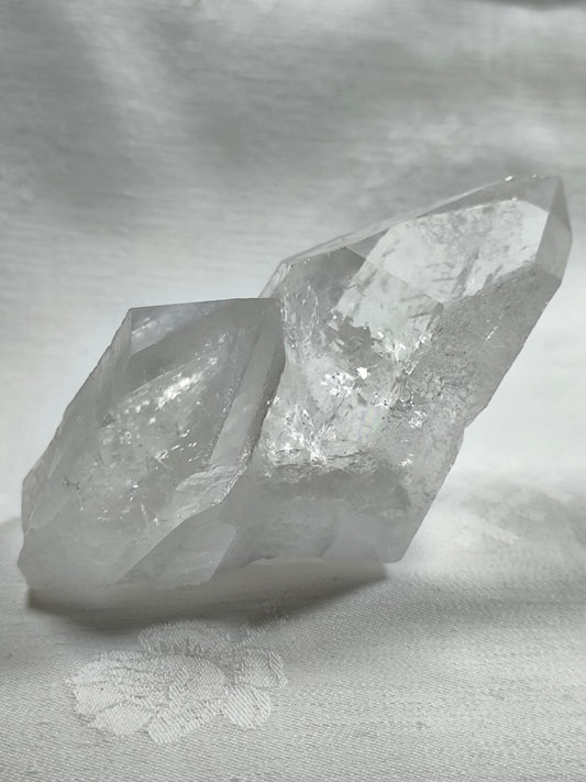 Clear quartz cluster