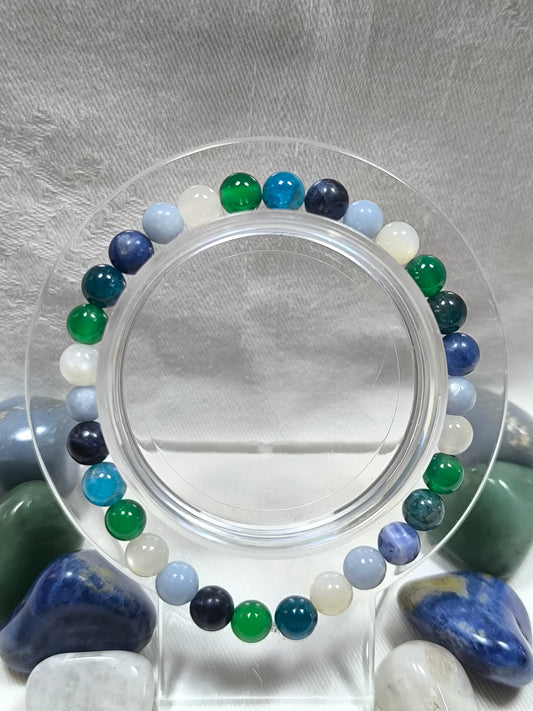 Gay men pride flag inspired 6mm bracelet 2026