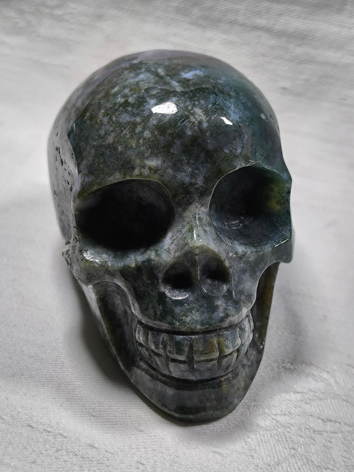 Ocean jasper skull