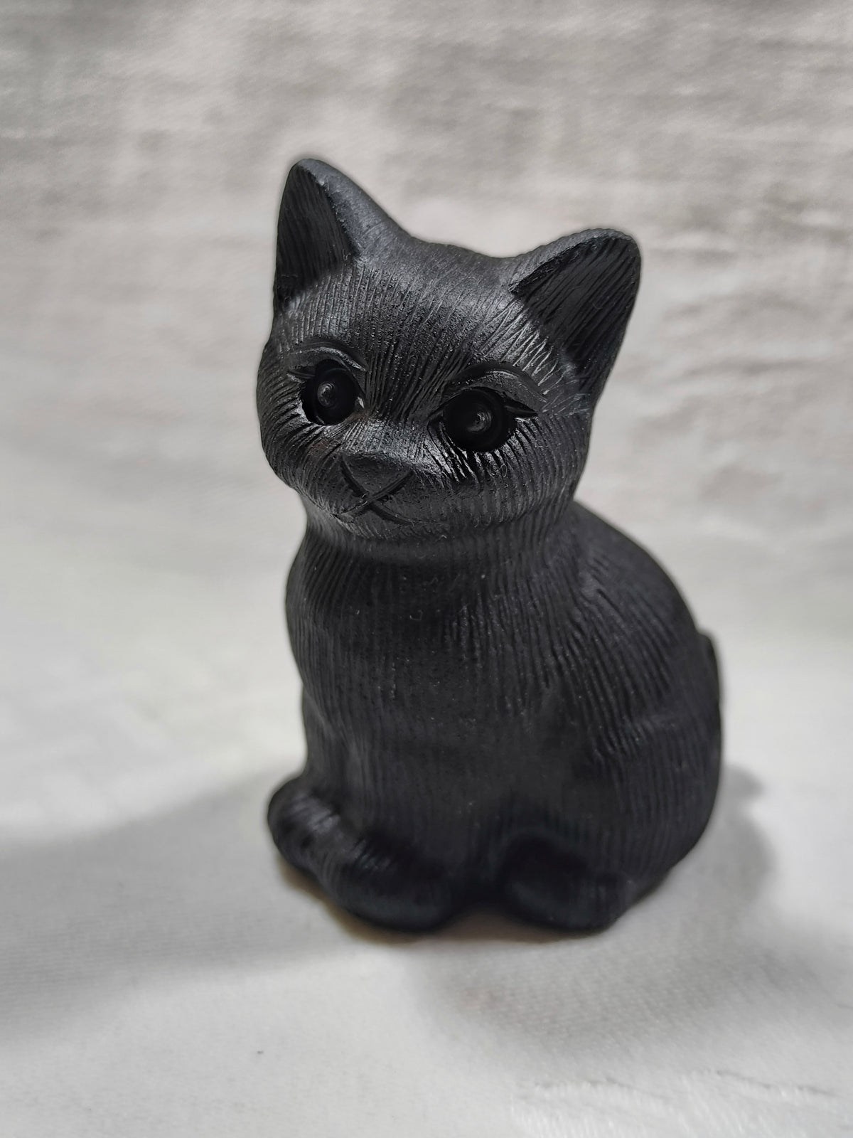 Black obsidian cat